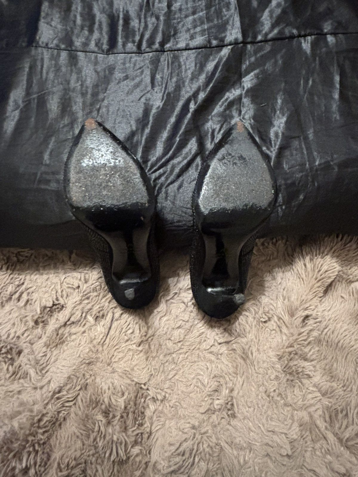 Giuseppe Zanotti Giuseppe Zanotti black crystal-embellished pumps Size US 7 / IT 37 - 6 Thumbnail