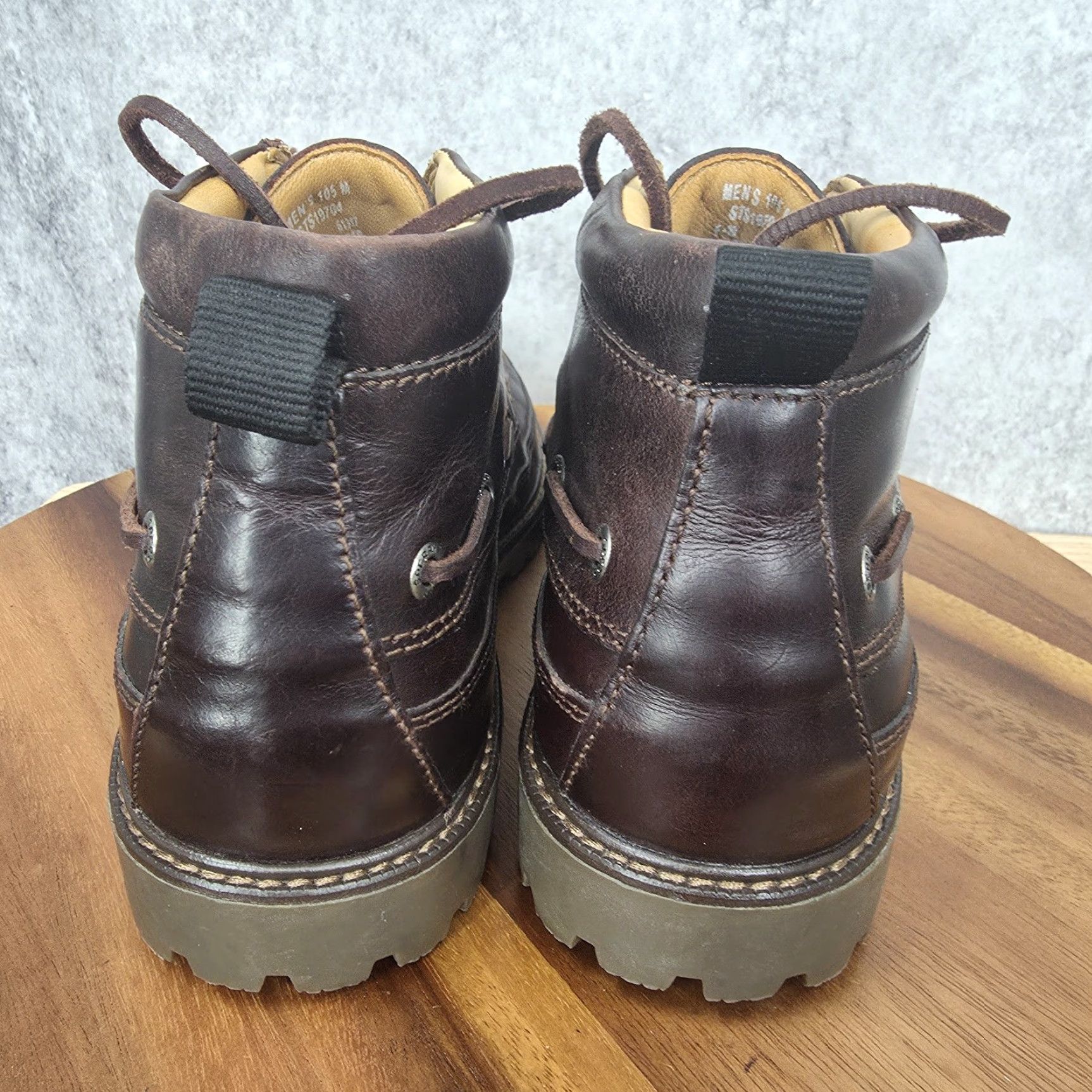Sperry Sperry Top Sider Gold Cup Chukka Boots Men 10.5 Brown Leather Lug Sole M Black? Size US L / EU 52-54 / 3 - 7 Thumbnail