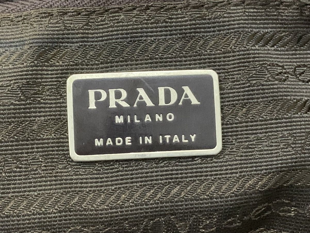 Prada Authentic vintage Prada brown nylon backpack double pocket Size ONE SIZE - 13 Thumbnail