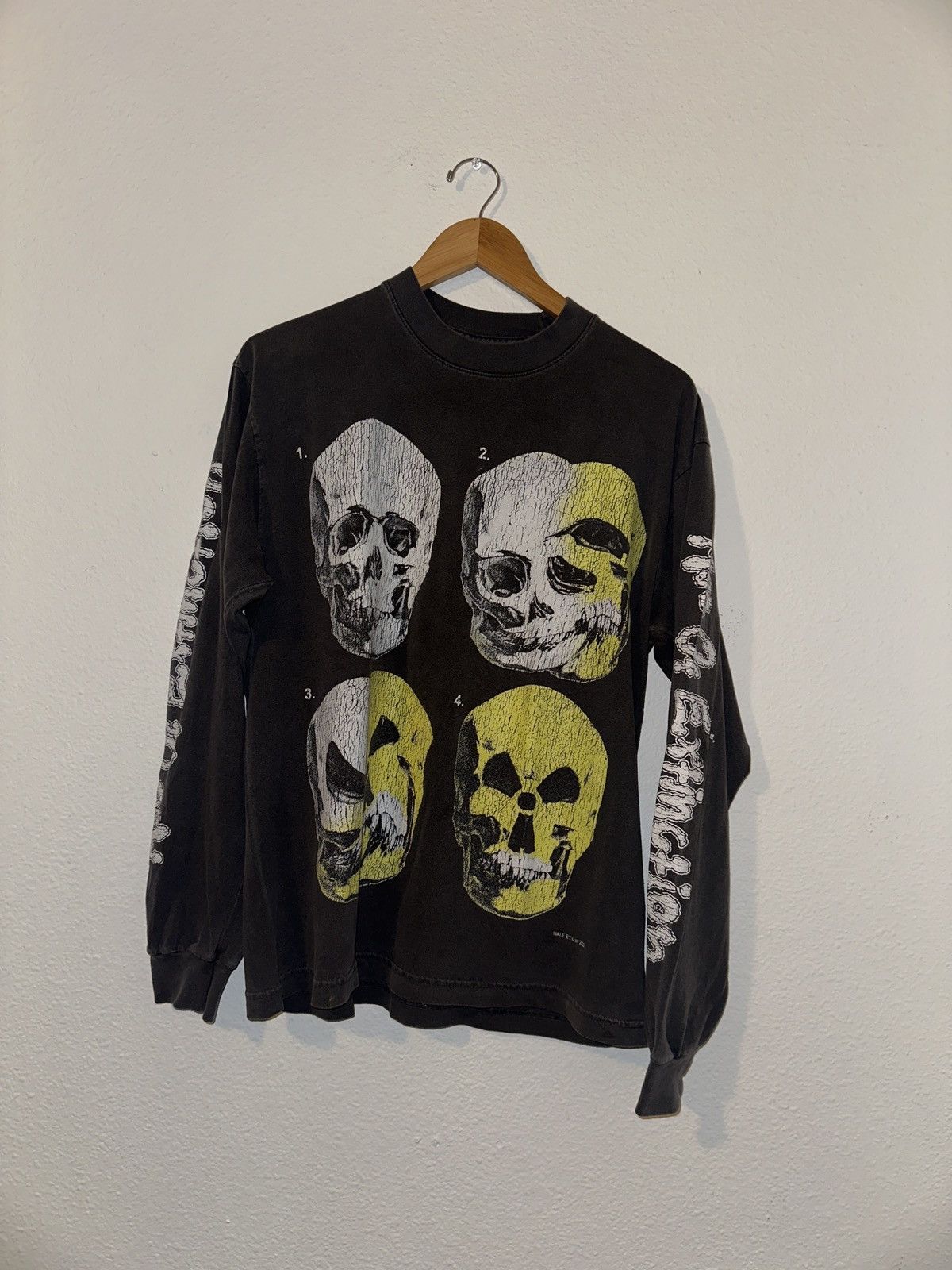 Half Evil Half Evil Skull Shirt Size US S / EU 44-46 / 1 - 1 Thumbnail