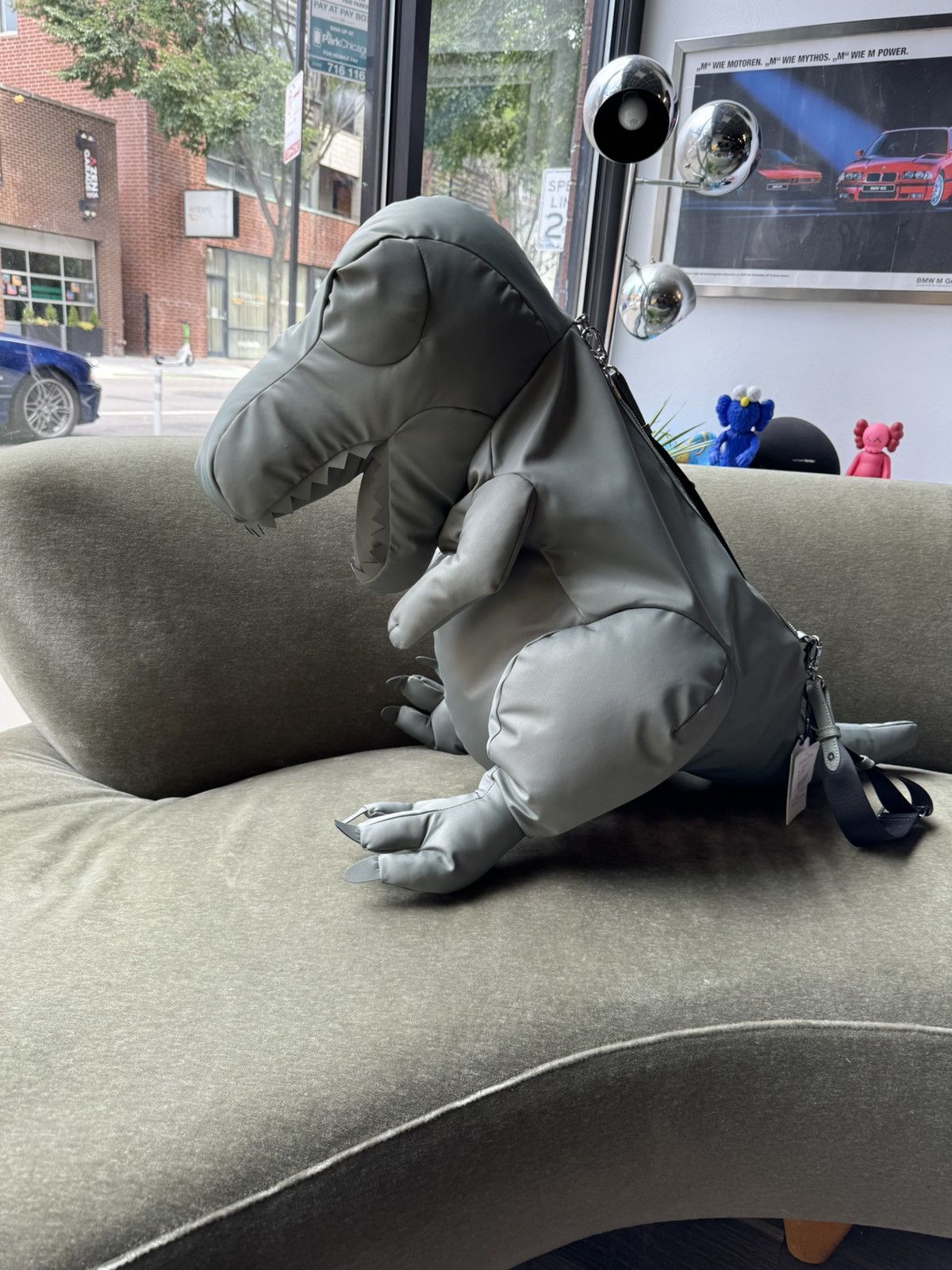 Maison MIHARA YASUHIRO MMY Dinosaur T-Rex Zip Bag Manhatta 