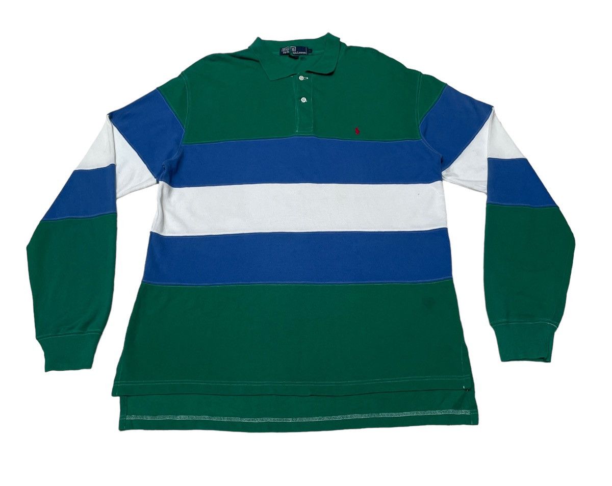 Polo Ralph Lauren Vintage Brand Polo Ralph Lauren Rugby Shirt 1990s Size US L / EU 52-54 / 3 - 1 Thumbnail