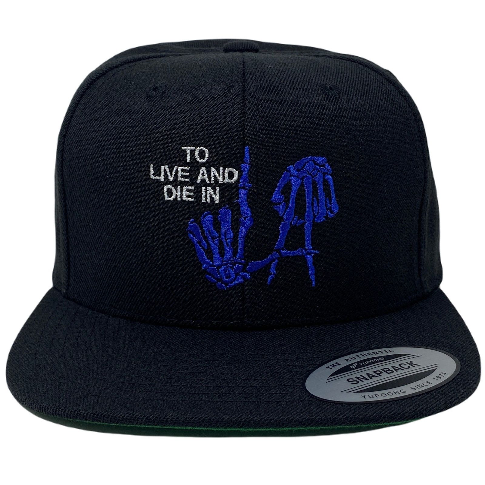 Other To Live And Die In LA White/Blue Snapback Hat Size ONE SIZE - 3 Thumbnail