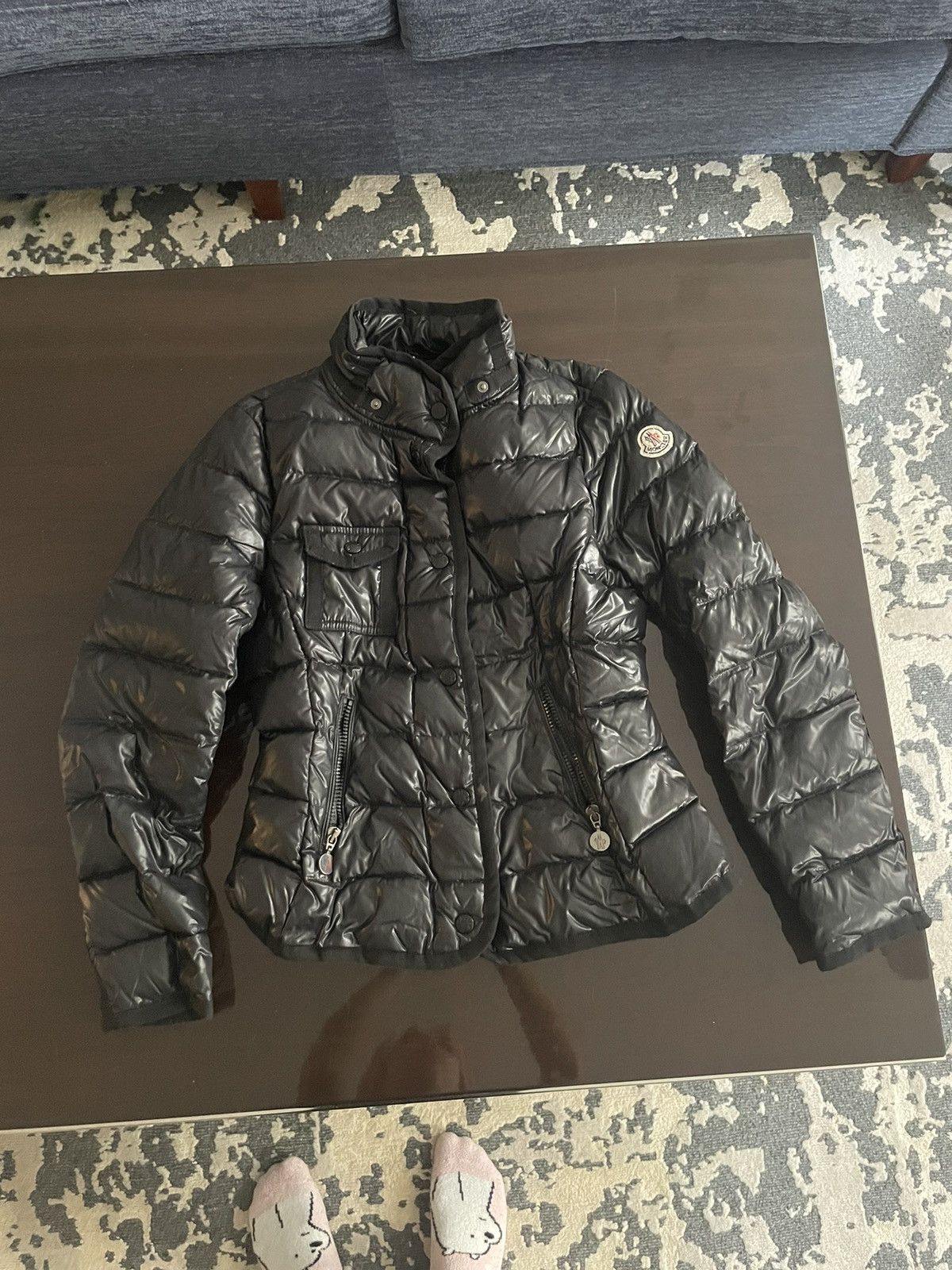 Moncler Black Moncler Jacket Size XS / US 0-2 / IT 36-38 - 2 Thumbnail