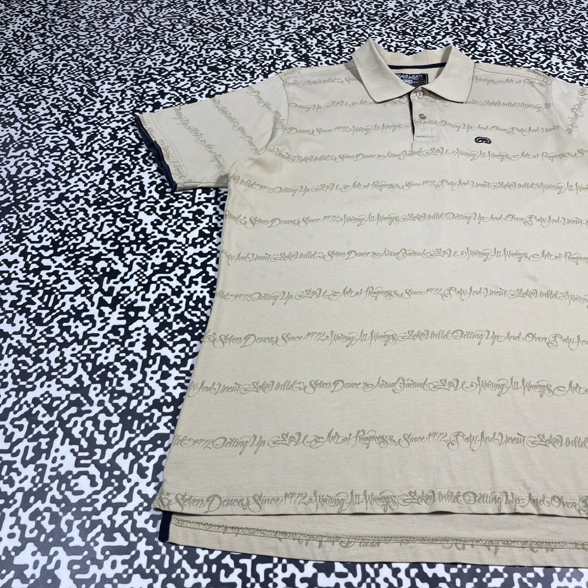 Ecko Unltd. Vintage Y2K Ecko Unlimited UNLTD Rap Polo Retro T-shirt Size US XXL / EU 58 / 5 - 10 Thumbnail