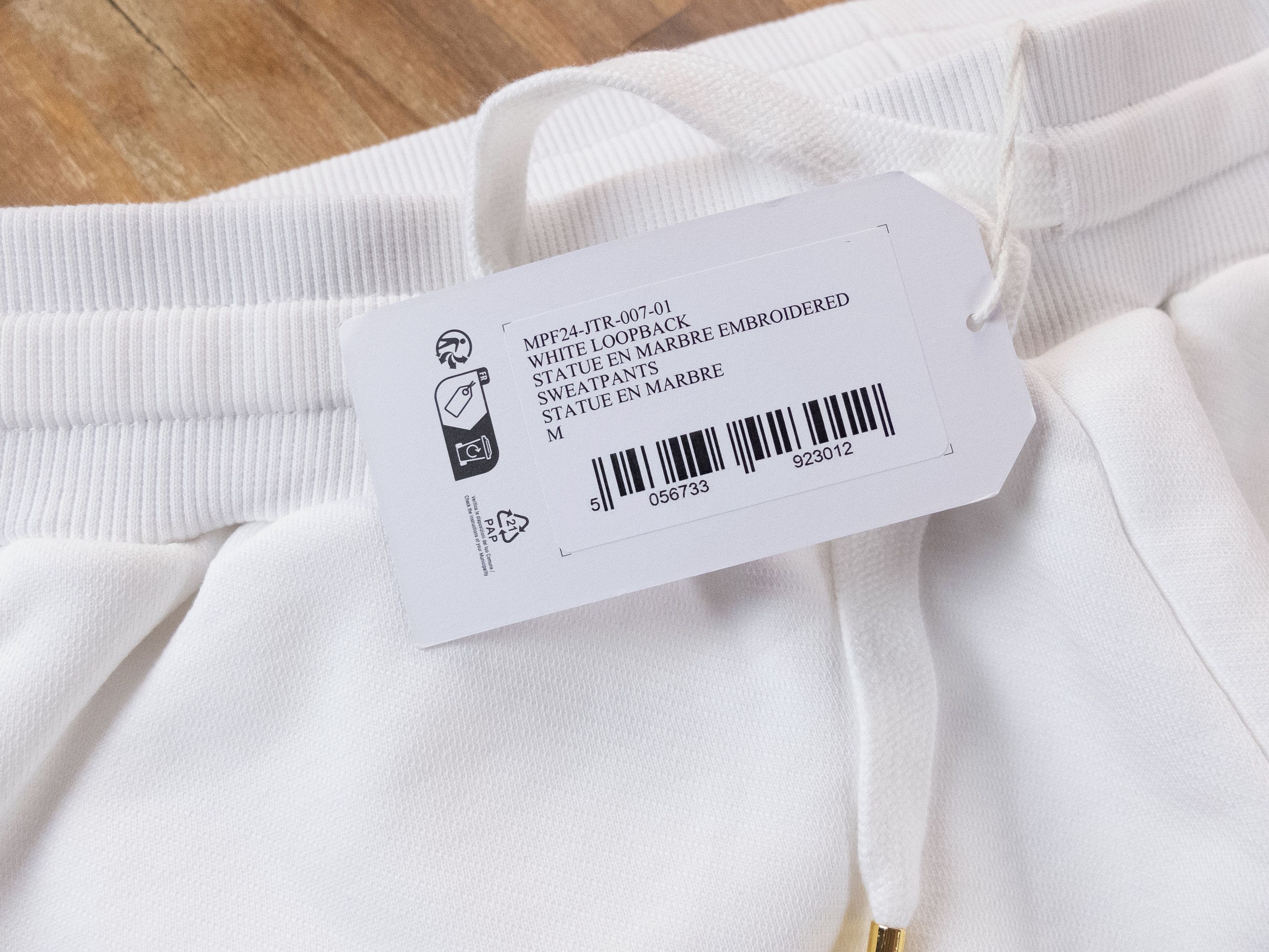 Casablanca CASABLANCA white organic cotton sweatpants Medium q Size US 32 / EU 48 - 6 Thumbnail