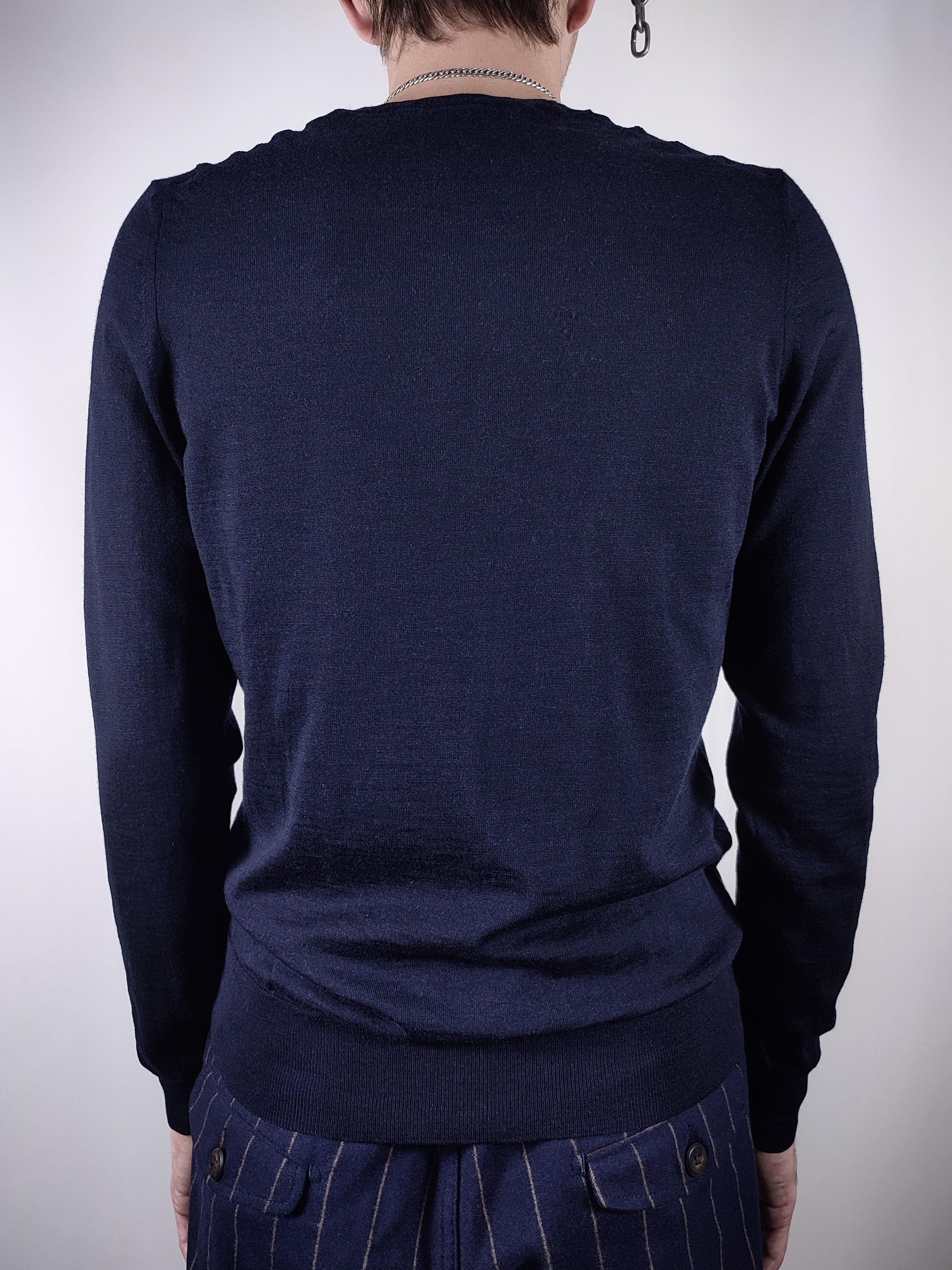 Saint Laurent Paris Yves Saint Laurent YSL Logo Wool Knit Jumper Sweater Size US M / EU 48-50 / 2 - 4 Thumbnail