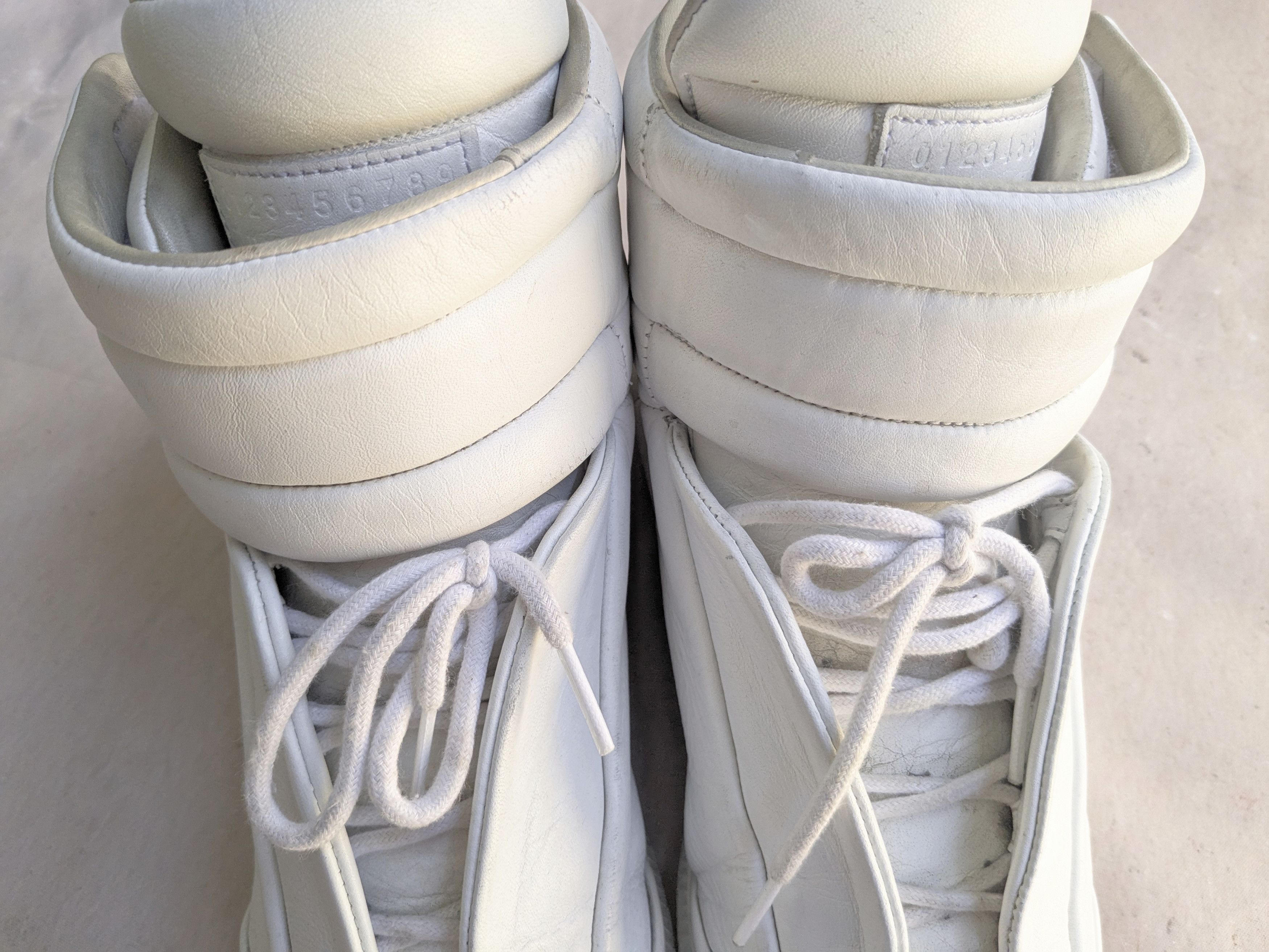 Maison Margiela Maison Margiela Future White High Tops 9 42 Leather Size US 9 / EU 42 - 5 Thumbnail