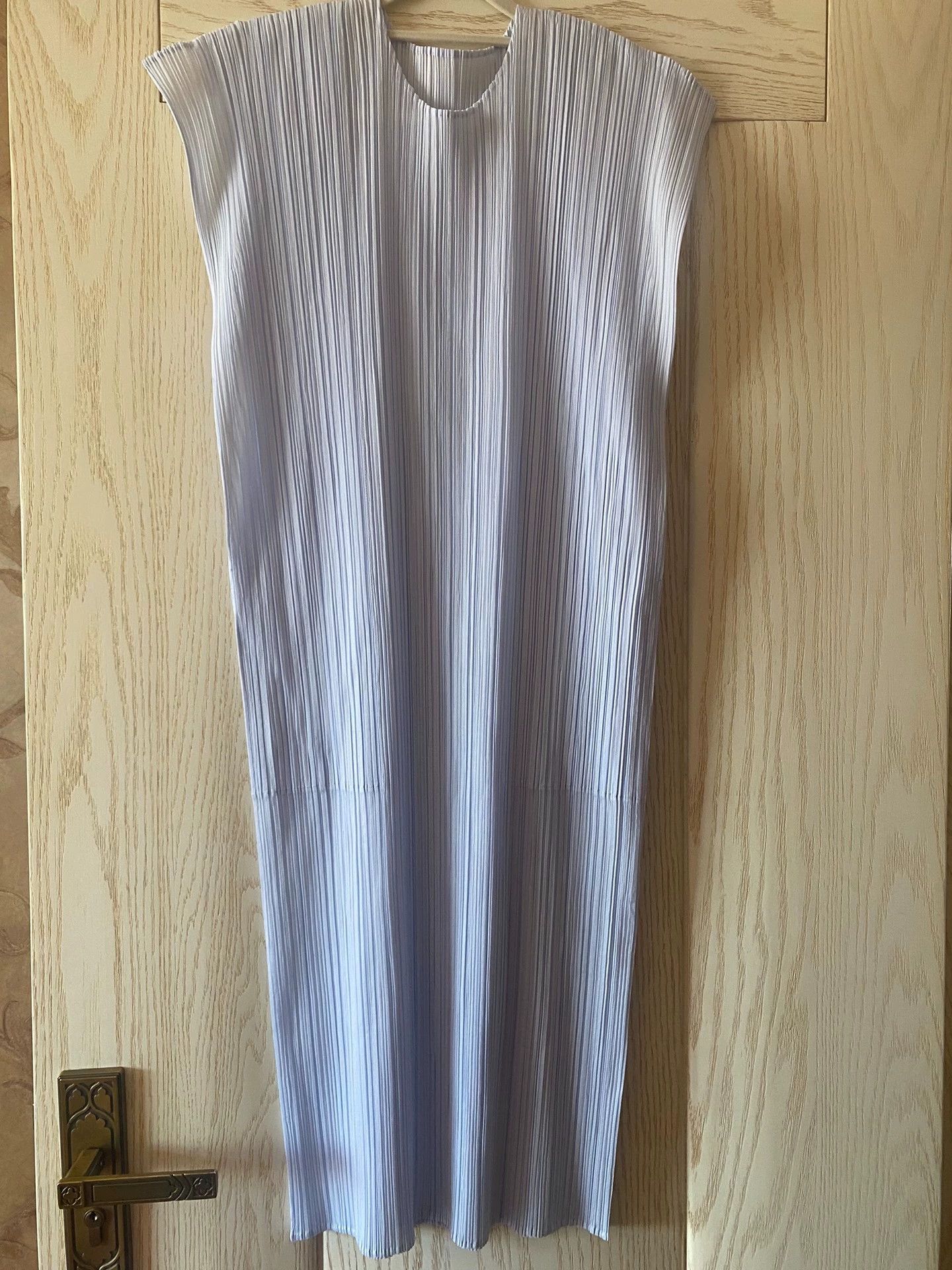 Issey Miyake issey miyake Light blue pleated dress Size US 28 / EU 44 - 1 Thumbnail