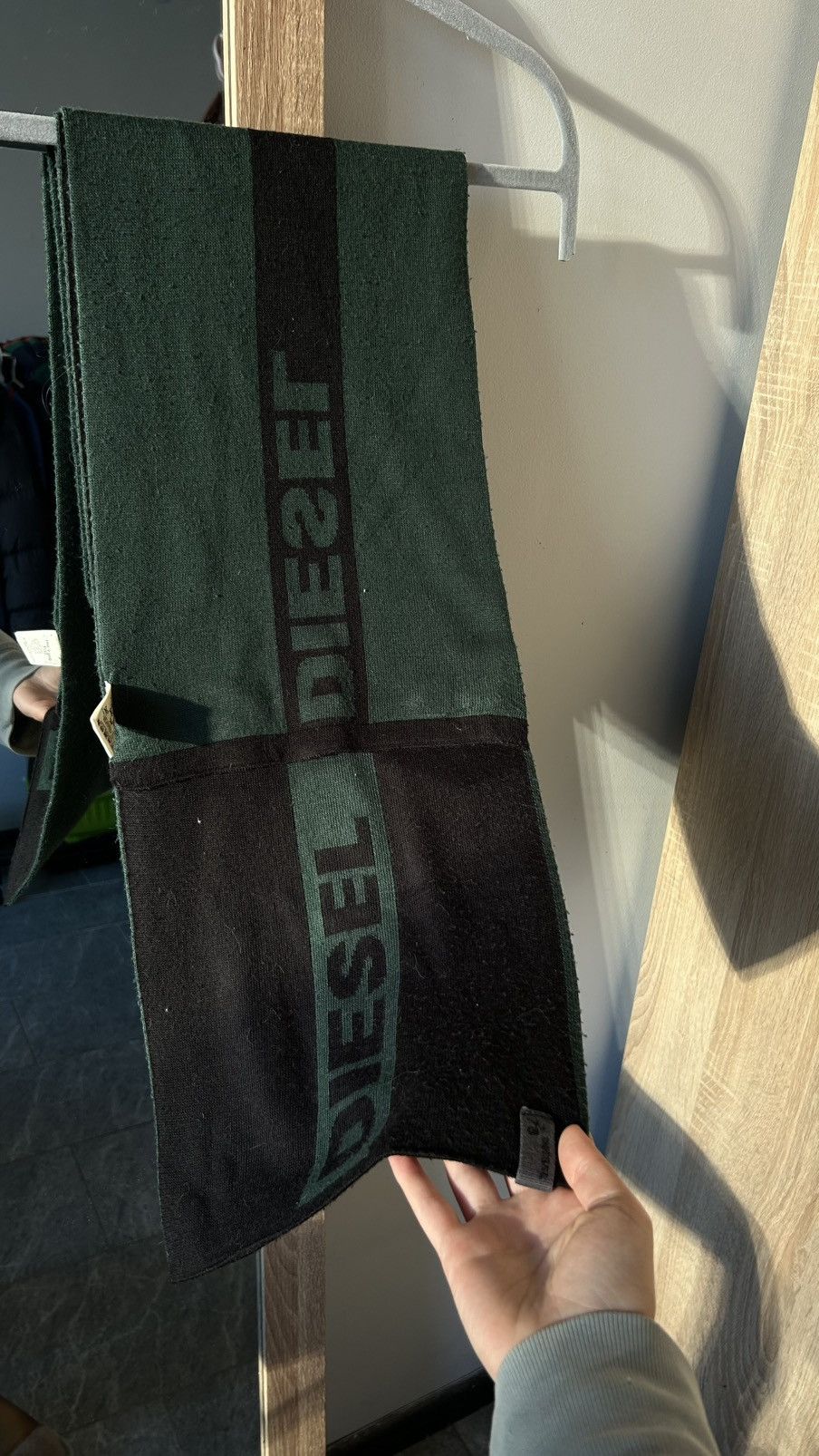Diesel × Vintage Diesel vintage scarf big logo streetwear Size ONE SIZE - 2 Thumbnail