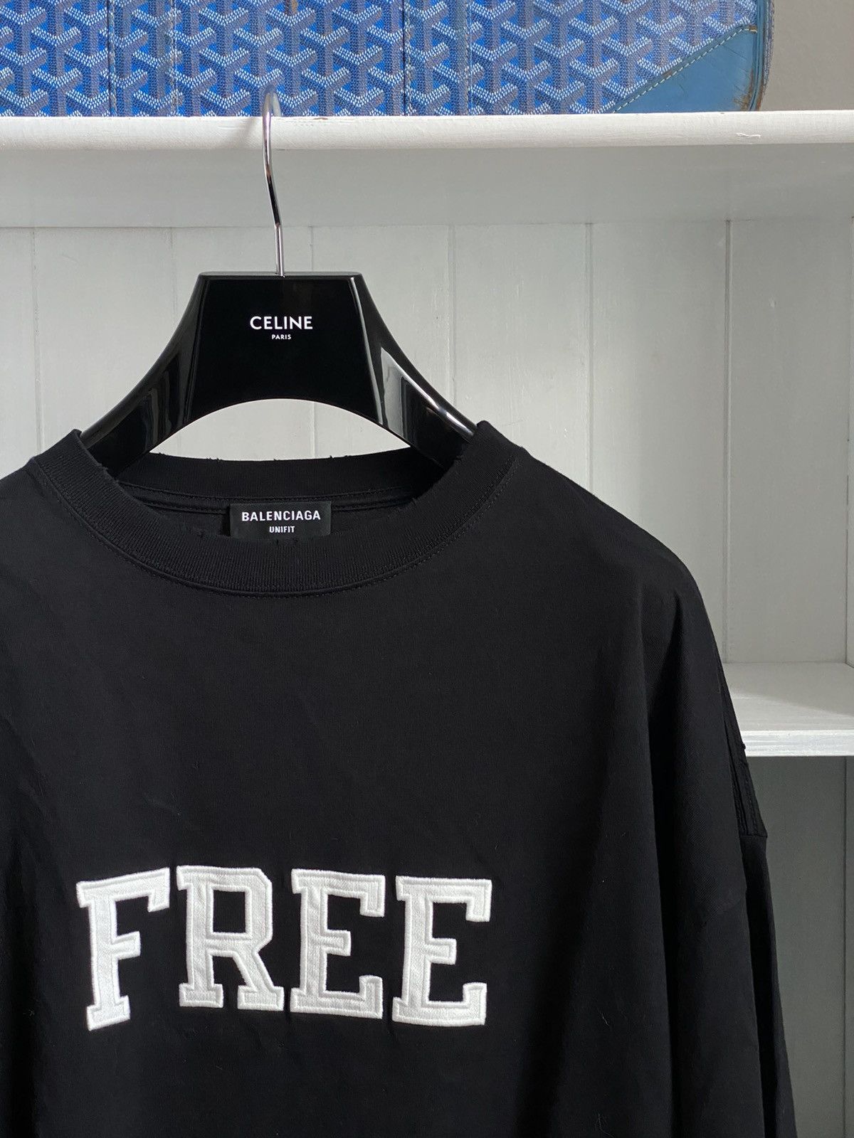 Balenciaga Balenciaga FREE T-Shirt M XL distressed | Grailed