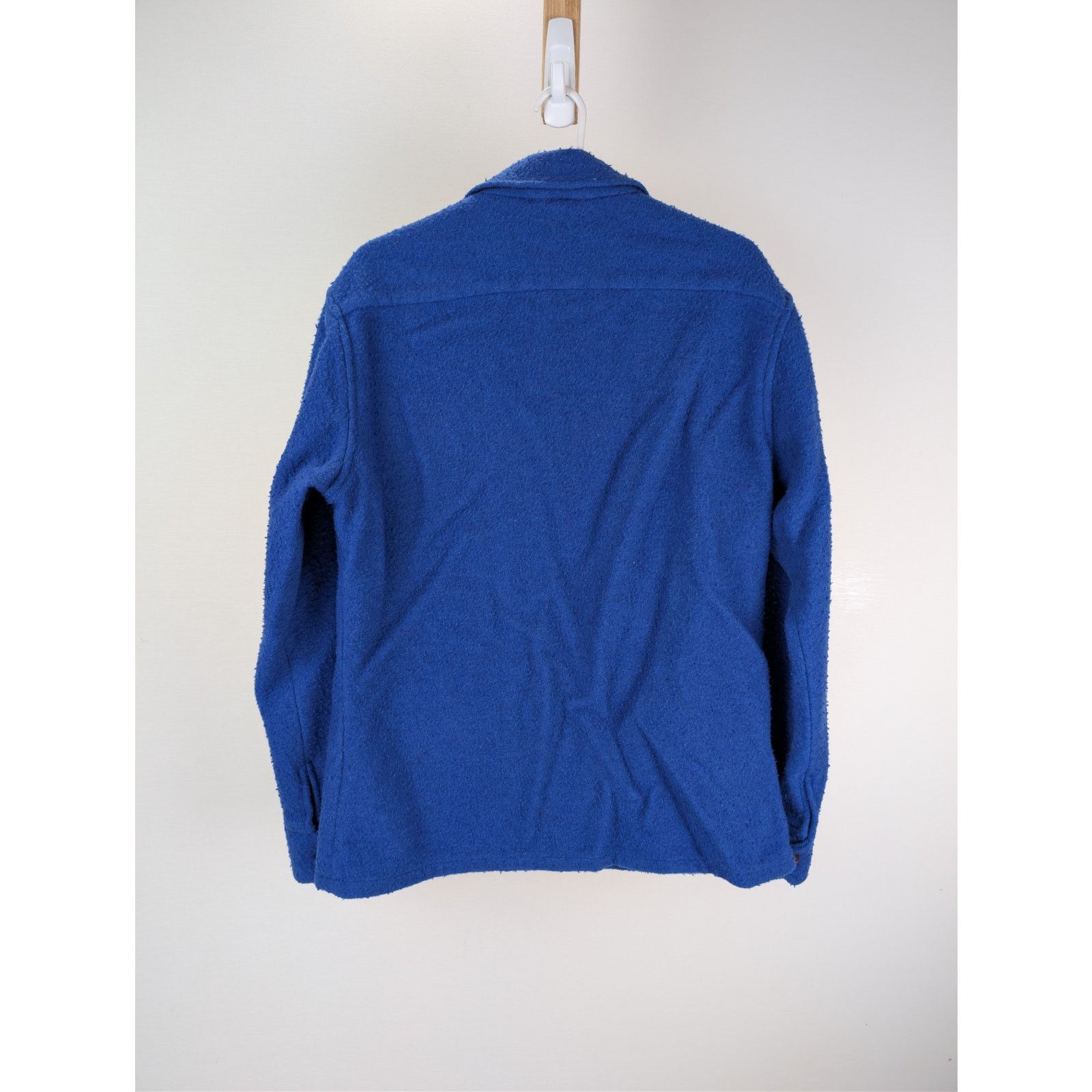 Percival o1rshd1 CC20 Casentino Wool Blanket Overshirt in Blue Size US L / EU 52-54 / 3 - 16 Thumbnail
