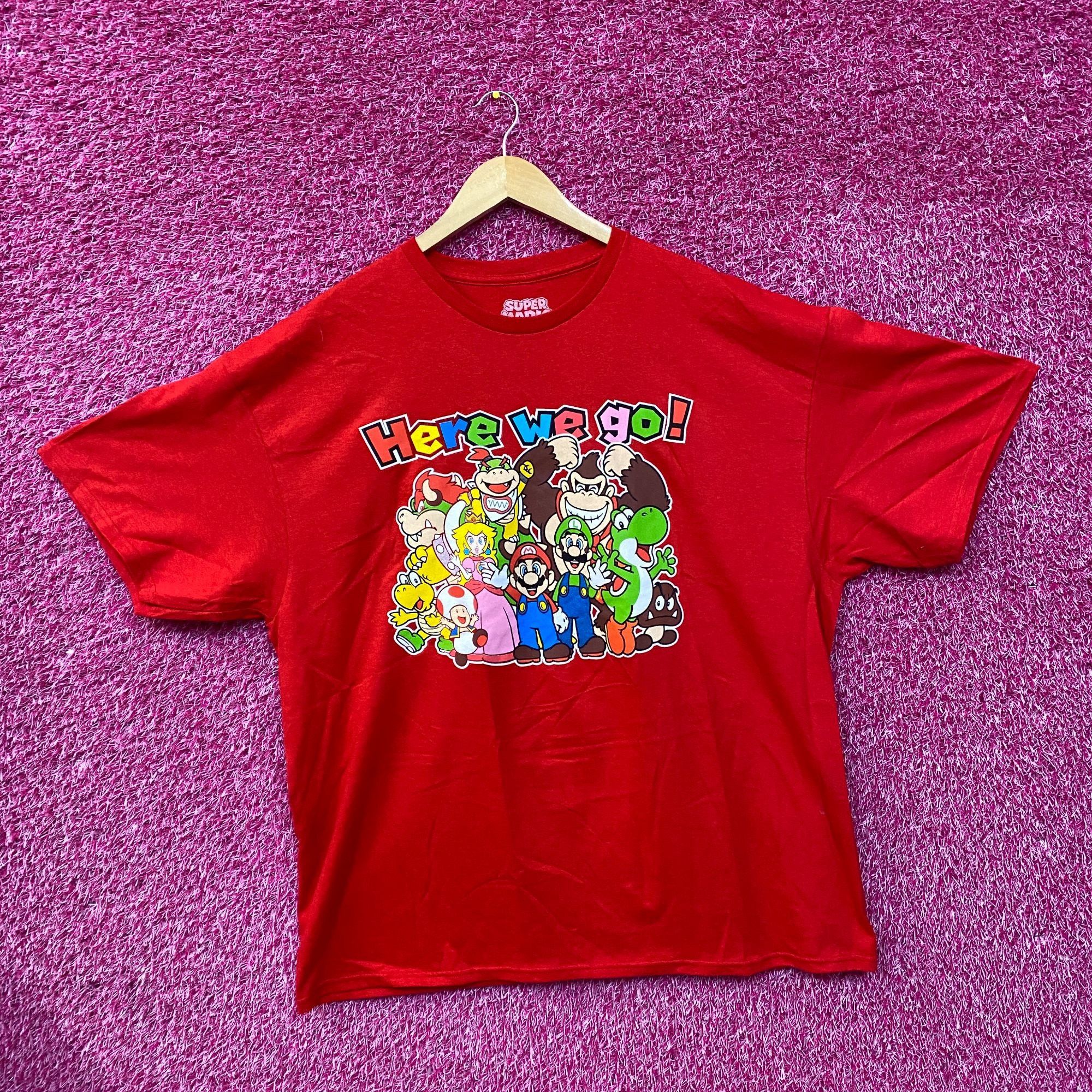 Nintendo Super Mario Here We Go Characters T-Shirt 2XL Size US XXL / EU 58 / 5 - 3 Thumbnail