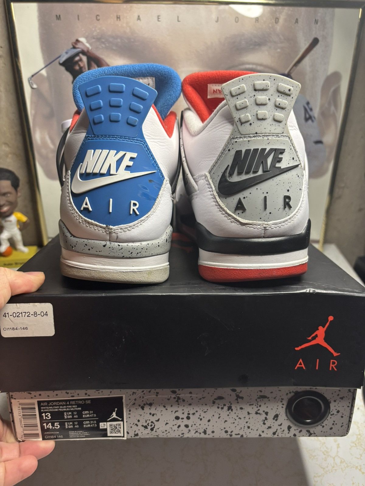 Jordan Brand Air Jordan 4 Retro What The 2019 Size US 13 / EU 46 - 7 Thumbnail
