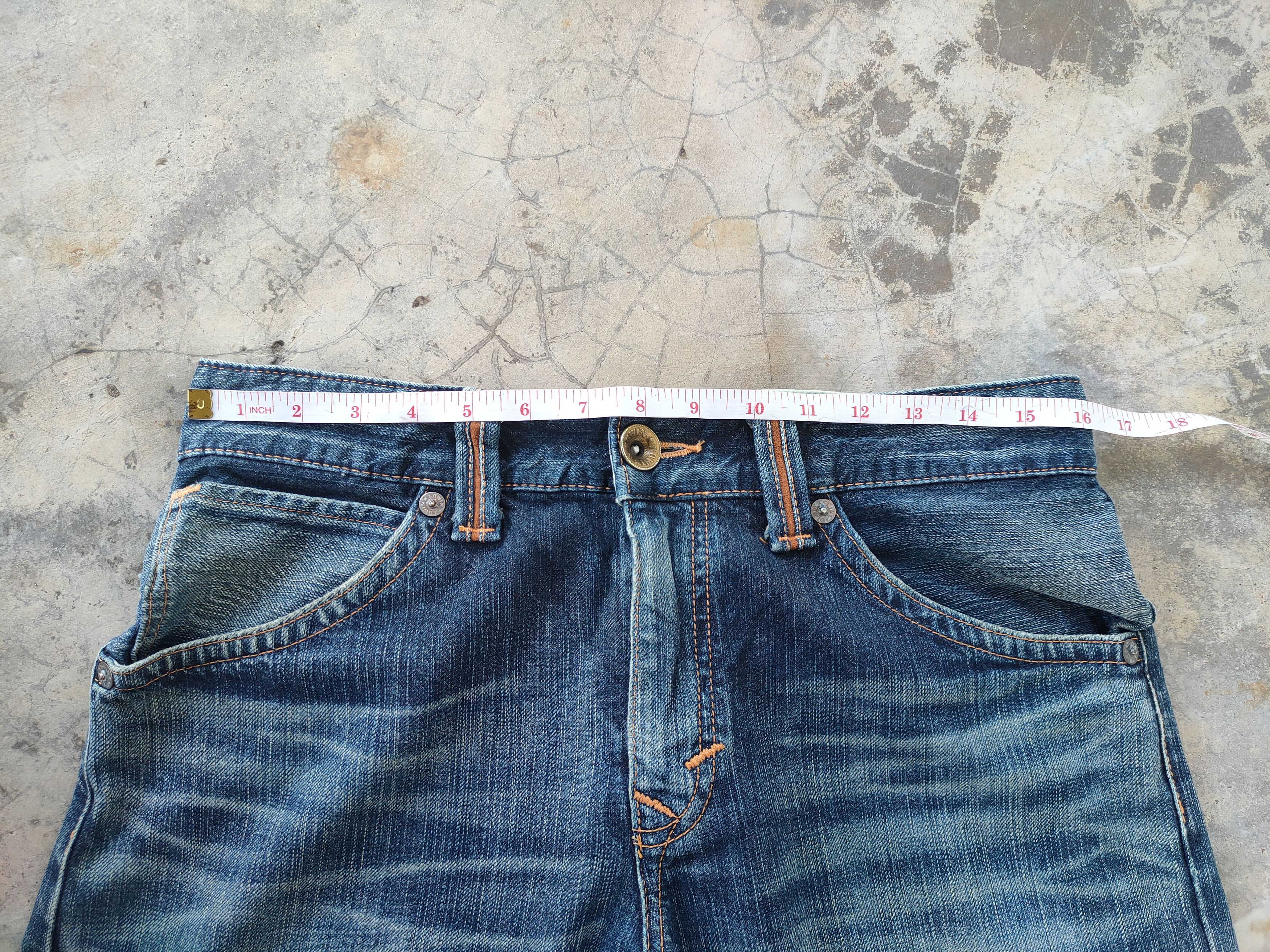 Edwin W32 VINTAGE EDWIN FADED RIPPED JEANS DENIM PANTS Size US 32 / EU 48 - 7 Thumbnail
