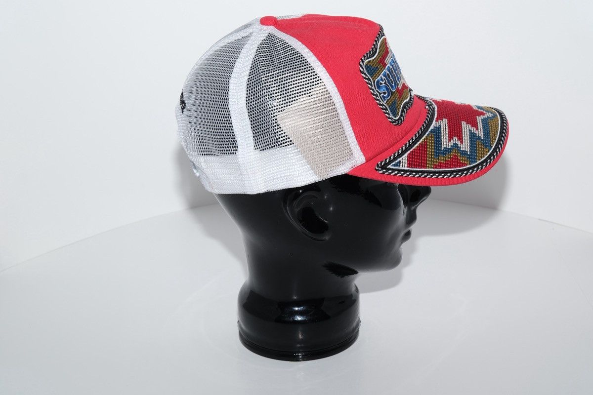 Supreme Supreme Western Embroidered Mesh Back 5-Panel Red Brand New Size ONE SIZE - 2 Thumbnail