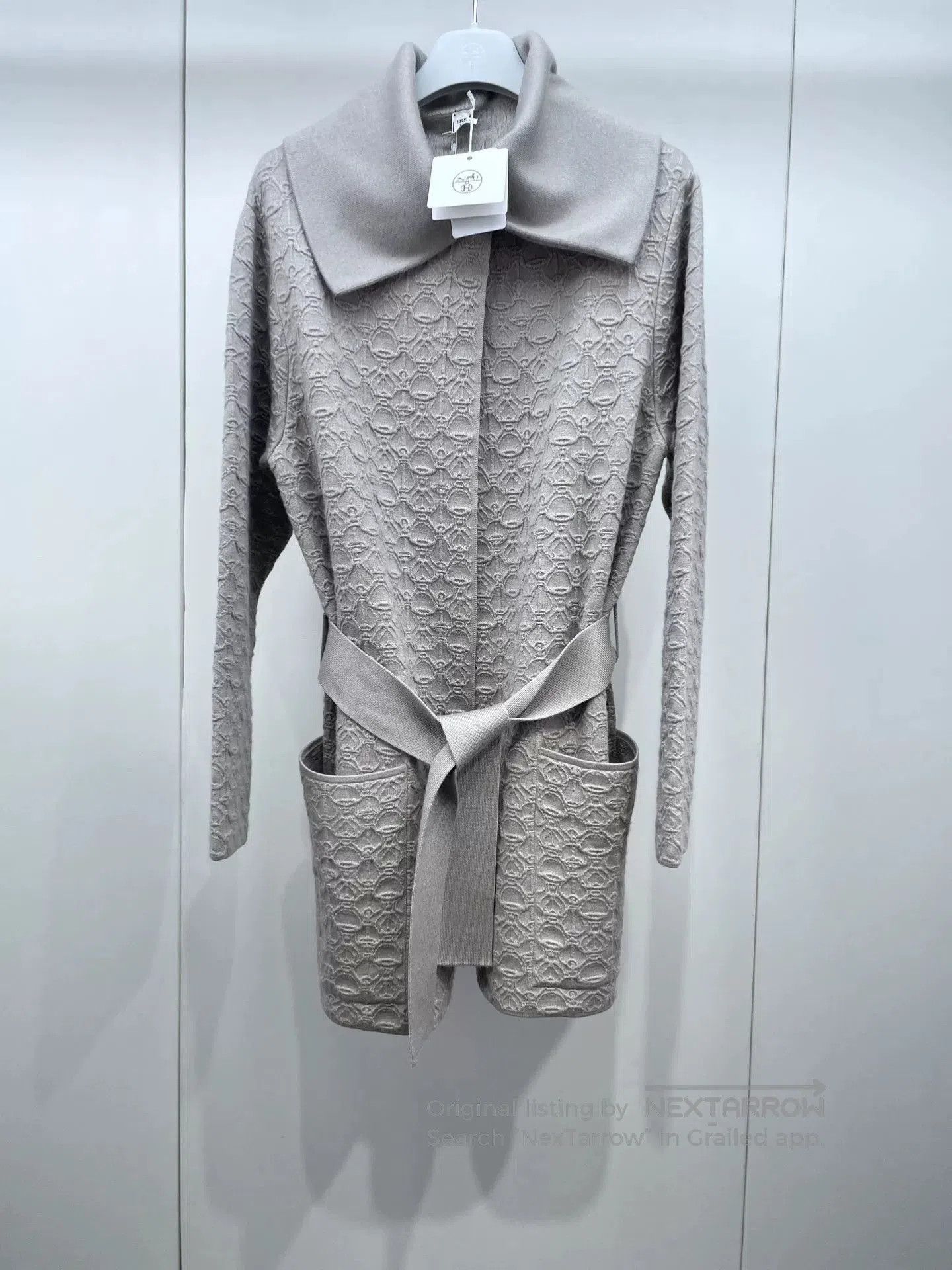 Hermes Hermes Cashmere Belted Cardigan Sweater. Size US XS / EU 42 / 0 - 1 Thumbnail