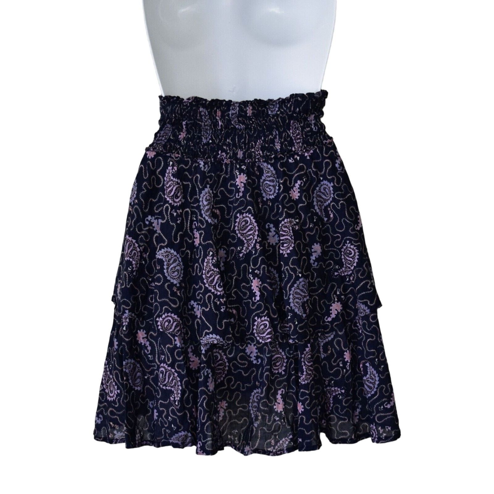 Isabel Marant A3 ISABEL MARANT ETOILE Elastic Pleated Mini Skirt Size XS Size 24" / US 00 / IT 34 - 2 Thumbnail