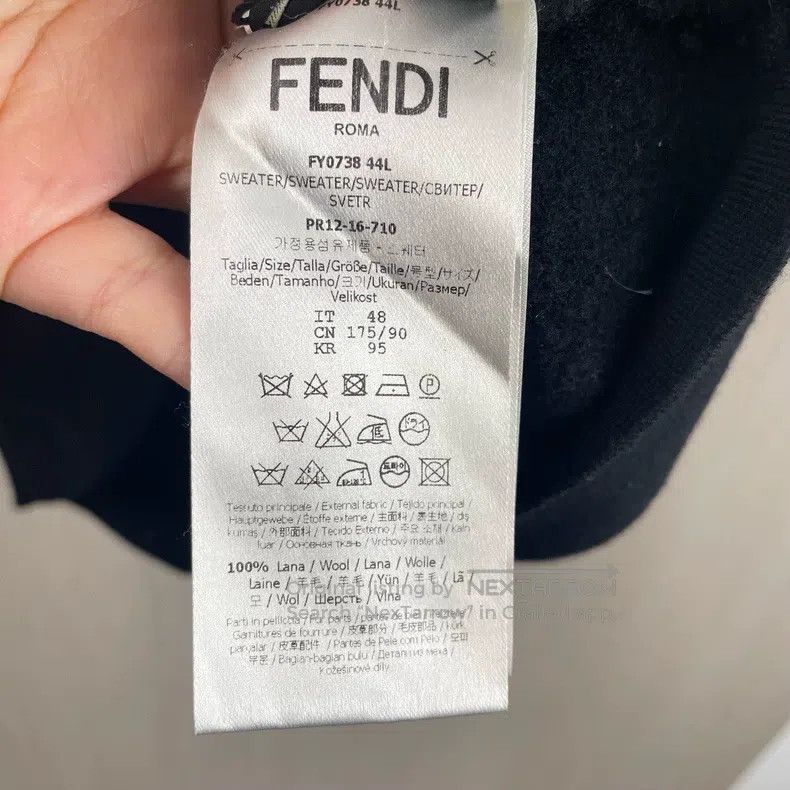 Fendi Fendi Colorful Flock Letter Sweatshirt Size US M / EU 48-50 / 2 - 4 Thumbnail