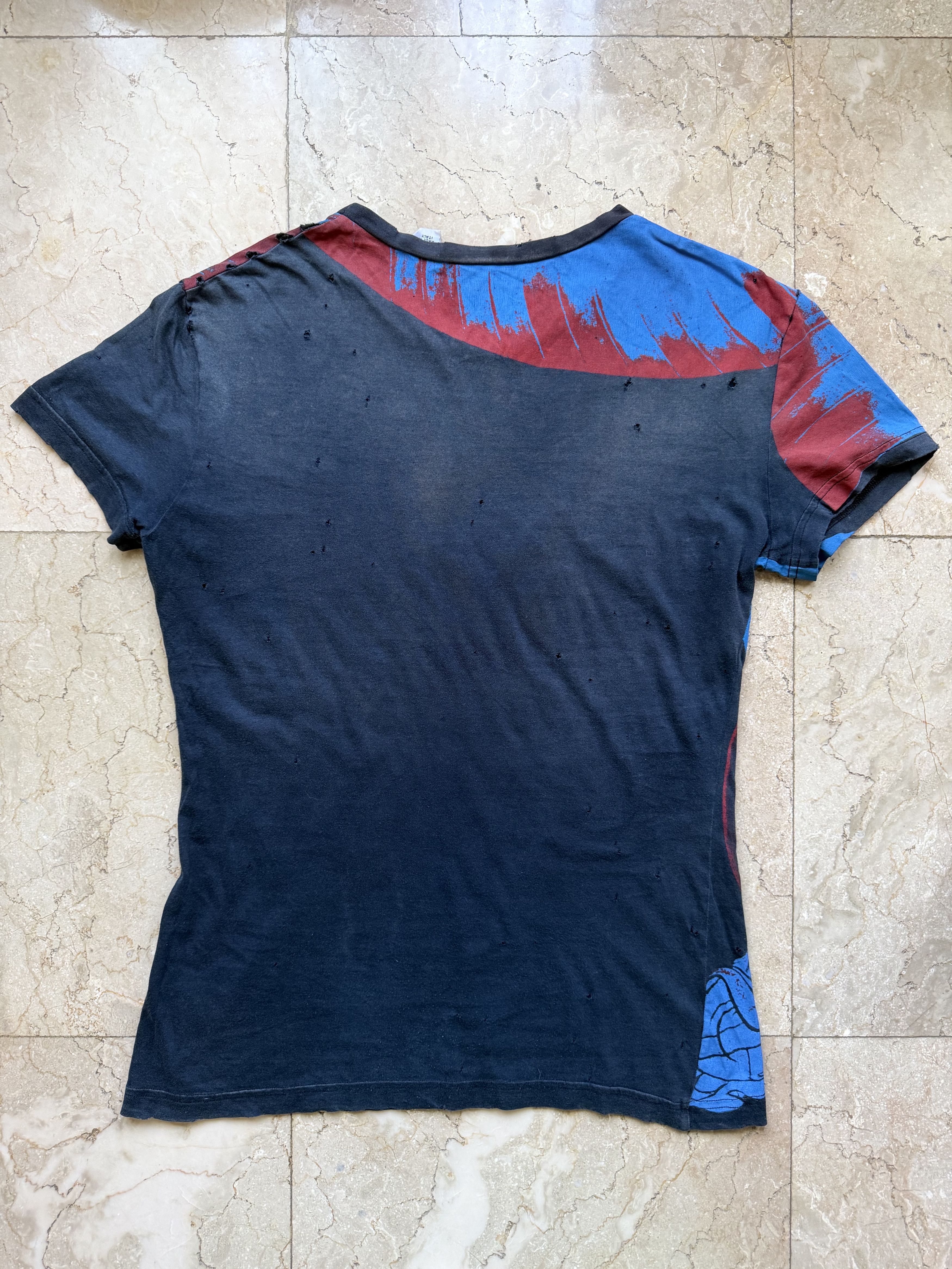 John Galliano John Galliano Distressed Graphic Tee “Do It In The Dirt” Size US M / EU 48-50 / 2 - 4 Thumbnail