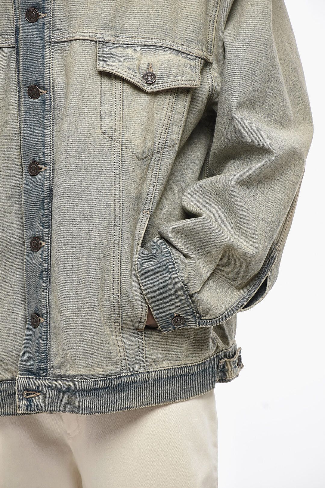 Balenciaga og1mm0426 Denim Jacket in Blue Size US M / EU 48-50 / 2 - 3 Thumbnail
