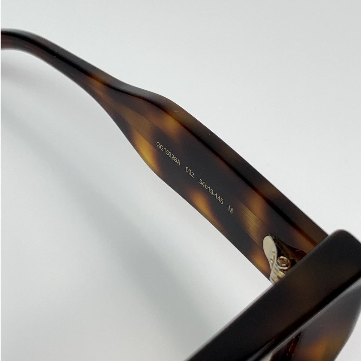 Gucci NEW Gucci GG1532SA 002 Havana Brown Women Authentic Size ONE SIZE - 6 Thumbnail