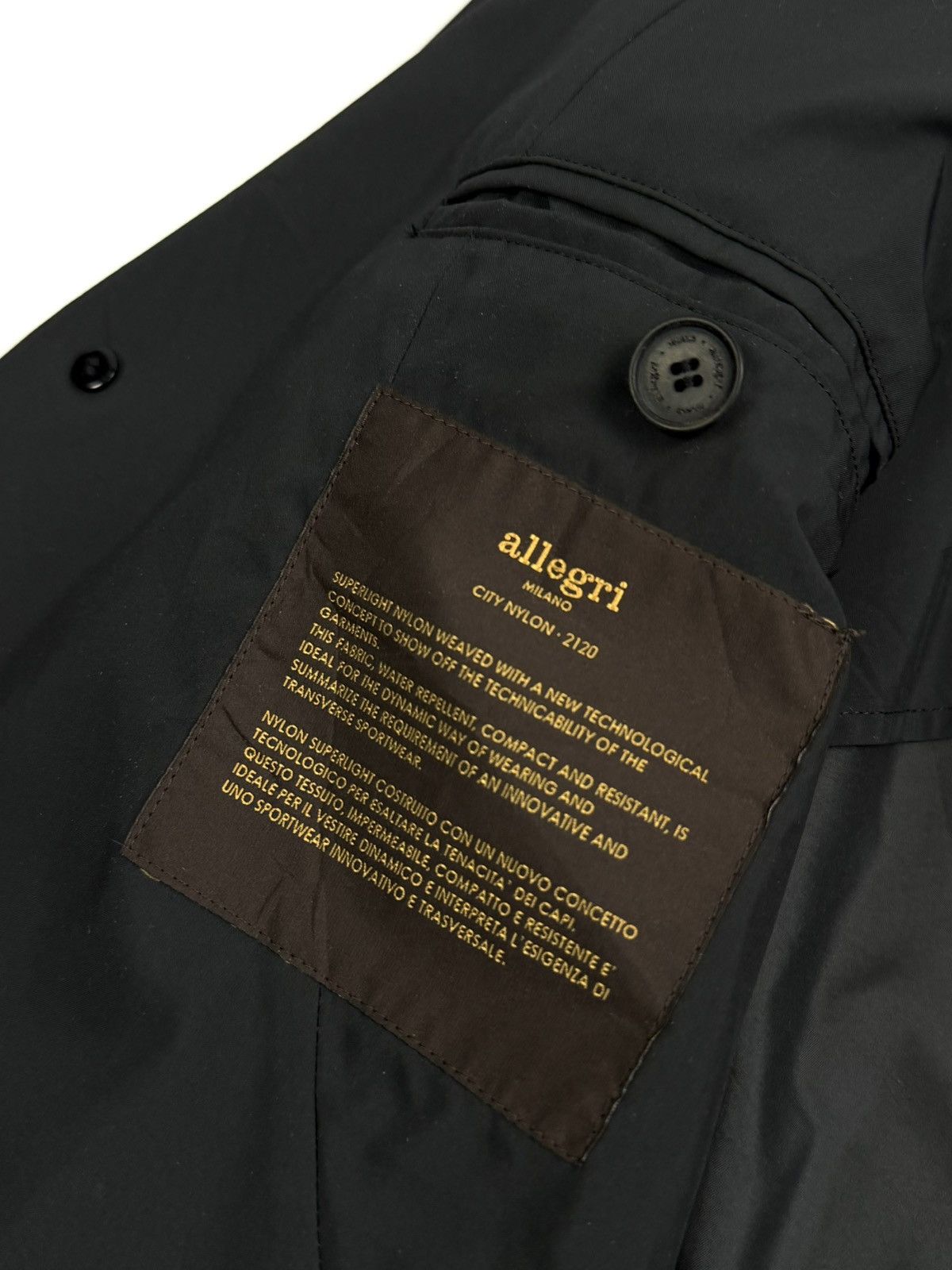 Allegri Allegri Milano Packable Raincoat Windbreaker Jacket Designer Size US L / EU 52-54 / 3 - 21 Thumbnail