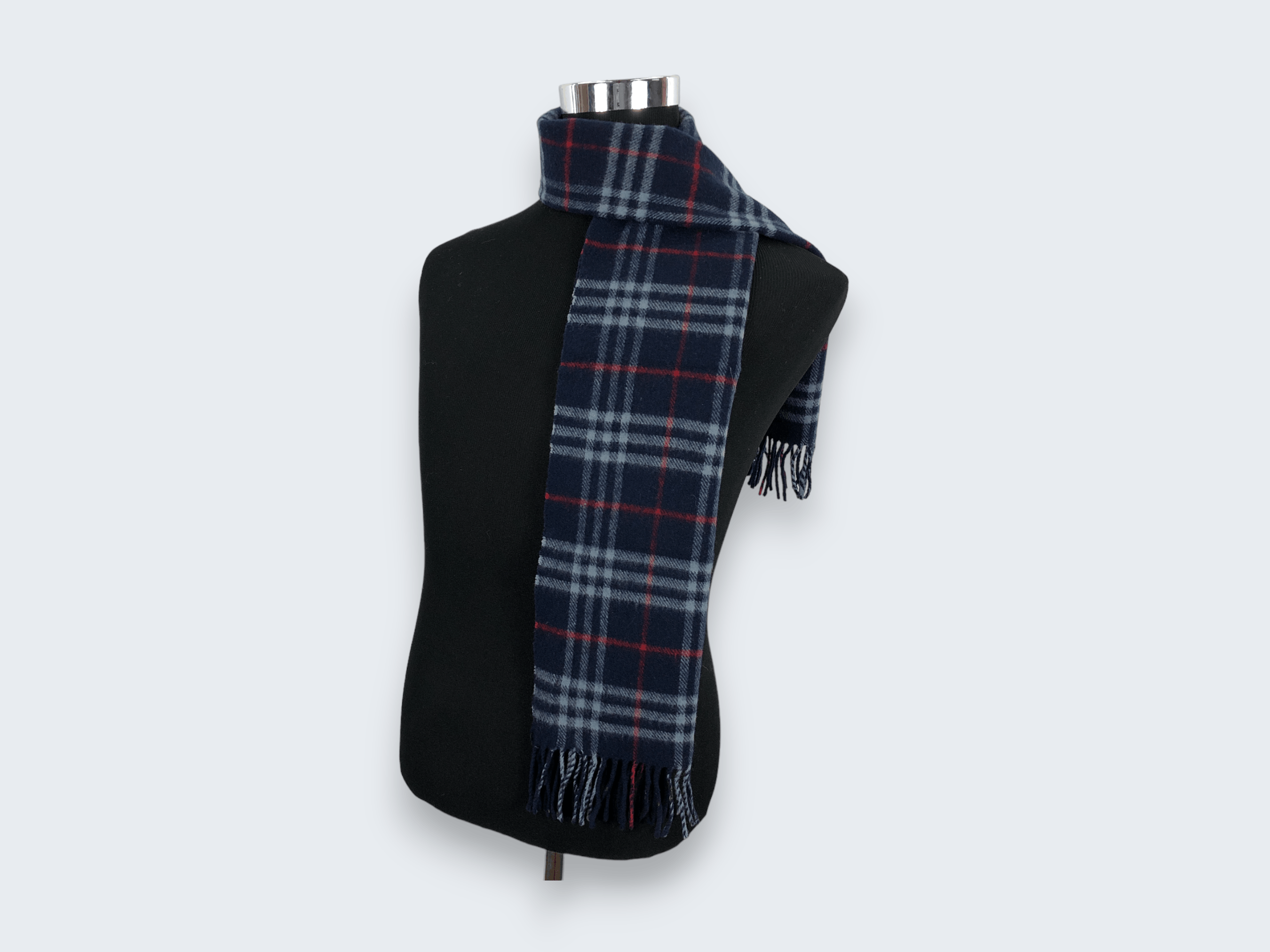 Burberry × Vintage Vintage Burberry Scarf Muffler MF050 Size ONE SIZE - 2 Thumbnail