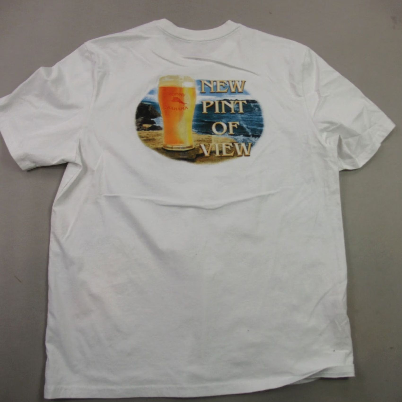 Tommy Bahama Tommy Bahama Shirt Mens Large Short Sleeve Crew Neck Outdoors Lightweight White Size US L / EU 52-54 / 3 - 2 Thumbnail