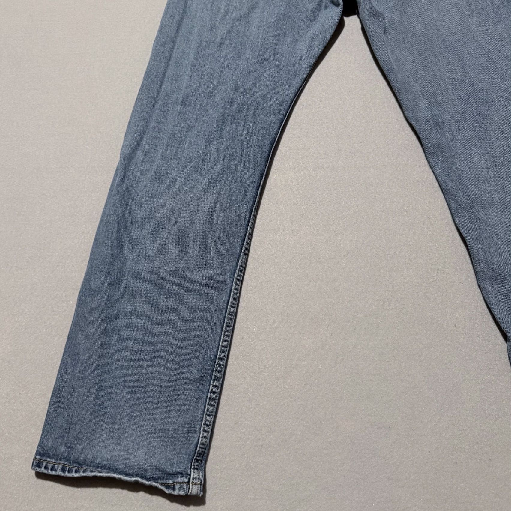 Levi's Levi's 505 Jeans Men Blue Denim Mid Rise Pockets Straight Leg Jeans 34x30 Size US 34 / EU 50 - 7 Thumbnail