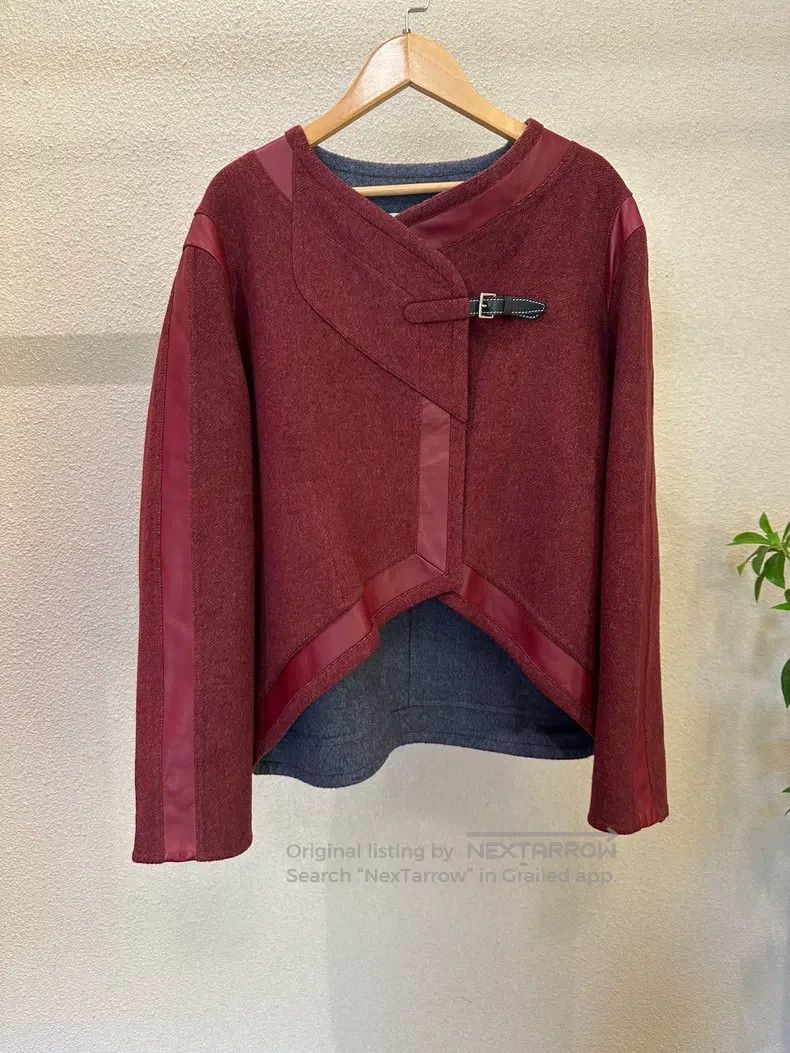 Hermes Hermes Double-Sided Cashmere Mixed Leather Short Jacket Size XXS / US 00 / IT 34 - 2 Thumbnail