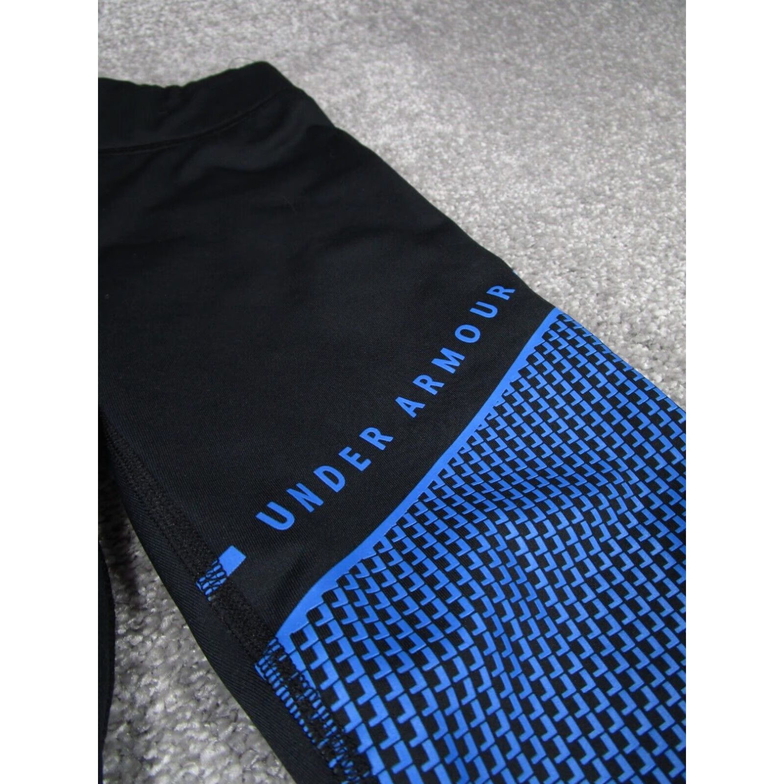 Under Armour Under Armour Womens Leggings XXS Extra Extra Small Boxing Fleece Black Blue Size 24" / US 00 / IT 34 - 2 Thumbnail