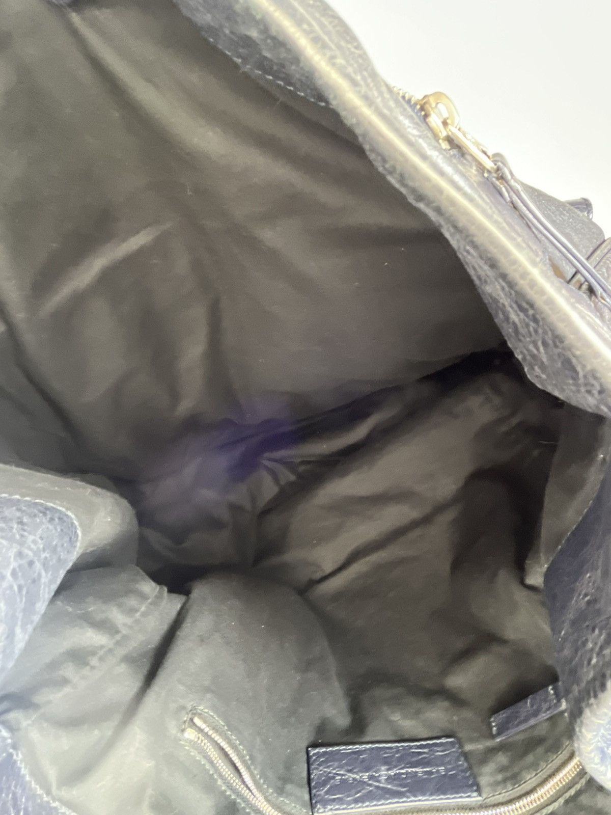 Balenciaga Balenciaga SS12 Archive Cube Leather Tote Black/Dark Navy Size ONE SIZE - 11 Thumbnail
