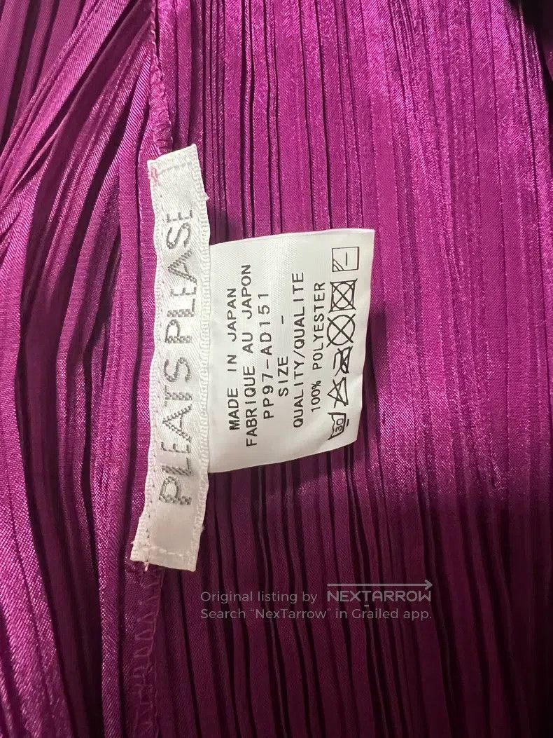 Issey Miyake Issey Miyake Purple and Fuchsia Oversized Scarf Size ONE SIZE - 4 Thumbnail