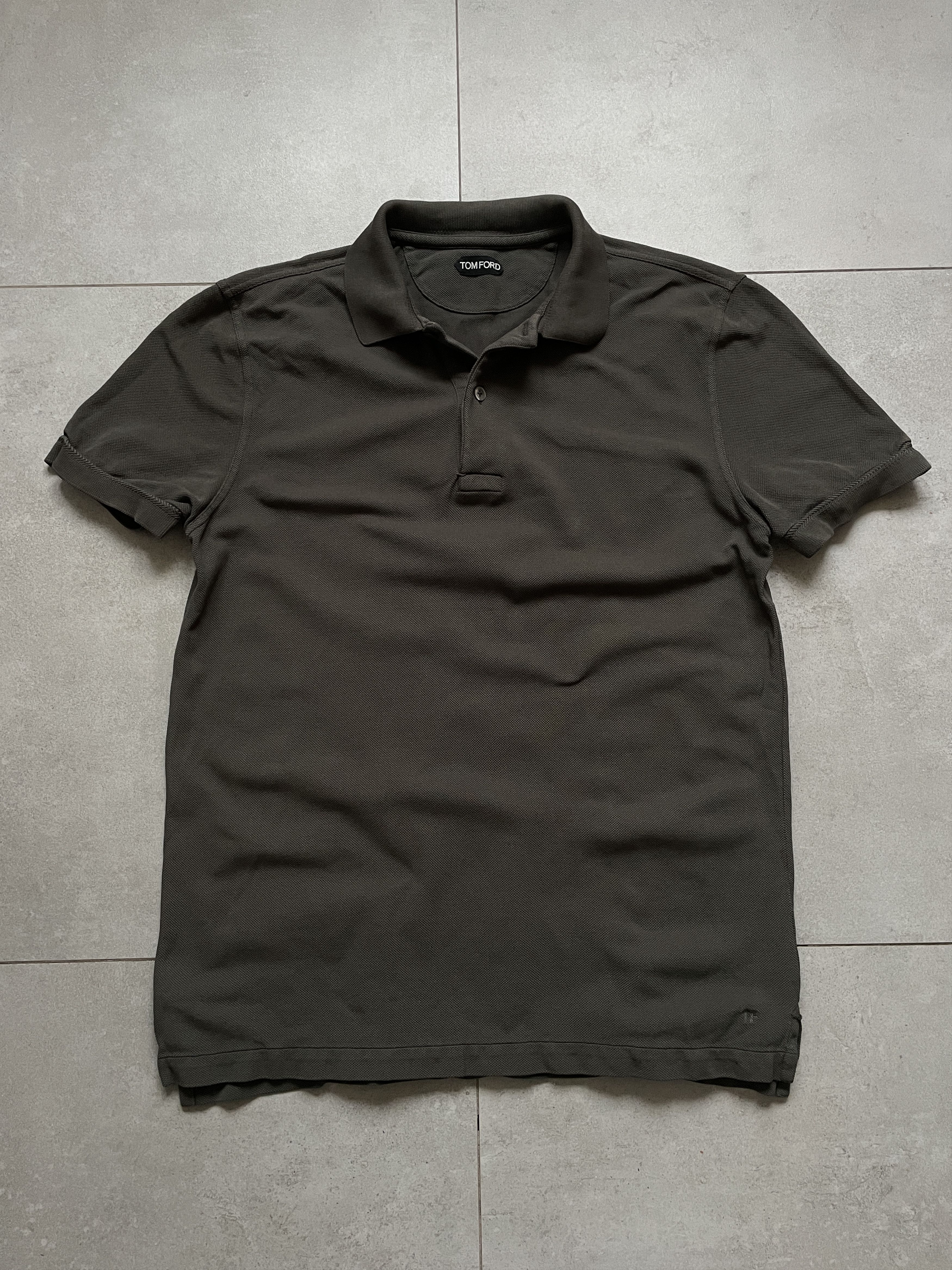 Tom Ford TOM FORD CLASSIC DARK GRAY POLO TSHIRT Size US L / EU 52-54 / 3 - 2 Thumbnail