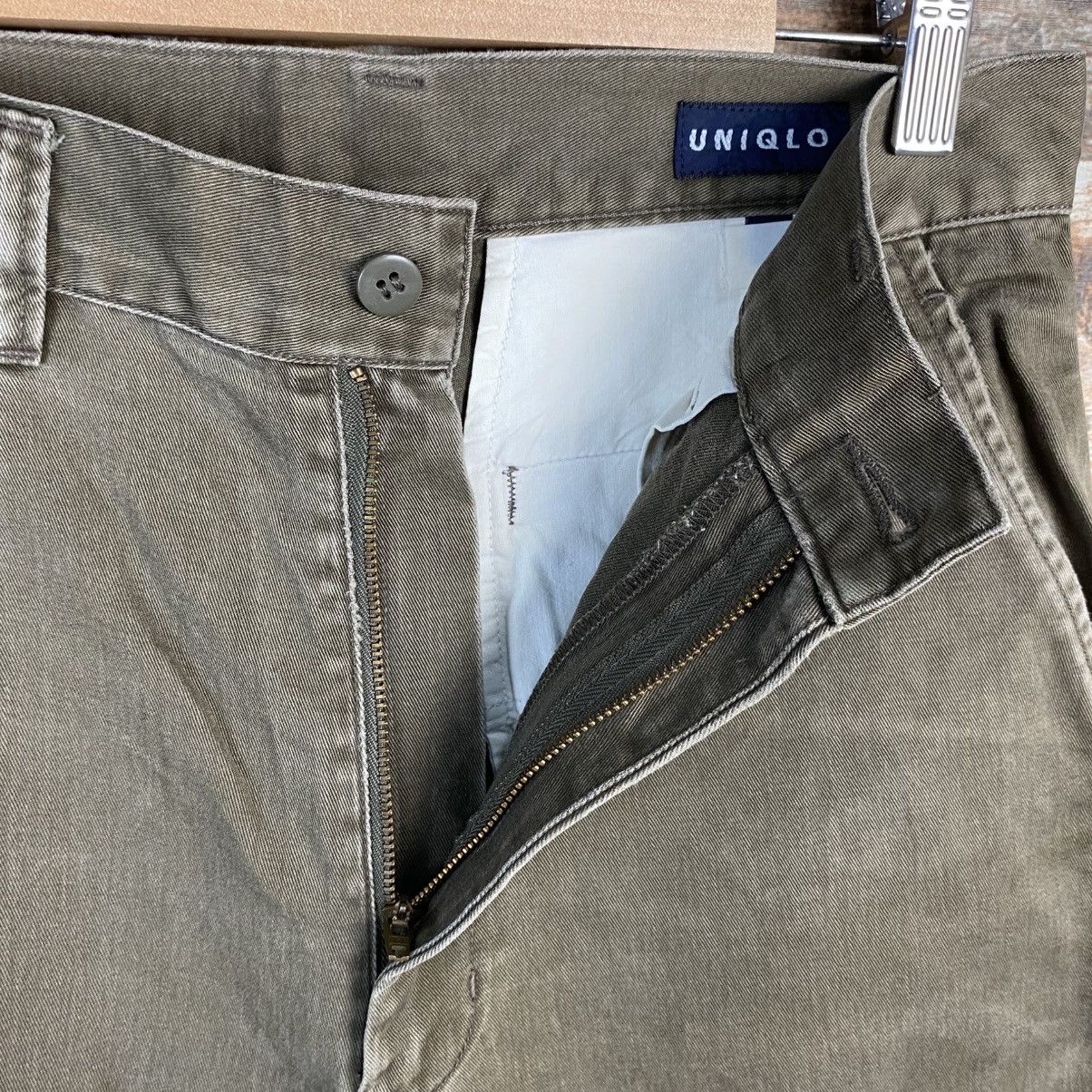 Uniqlo DL Uniqlo Brown ripped vintage Casual Pants #C1267 Size US 28 / EU 44 - 14 Thumbnail