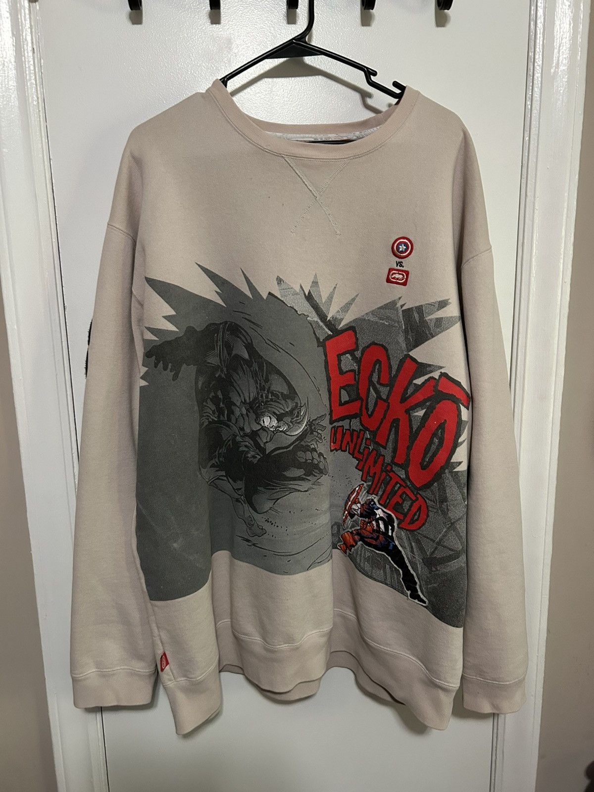 Ecko Unltd. × Marvel Comics Ecko Utld. VS. Captain America 2001 Sweater Size US XXL / EU 58 / 5 - 1 Thumbnail