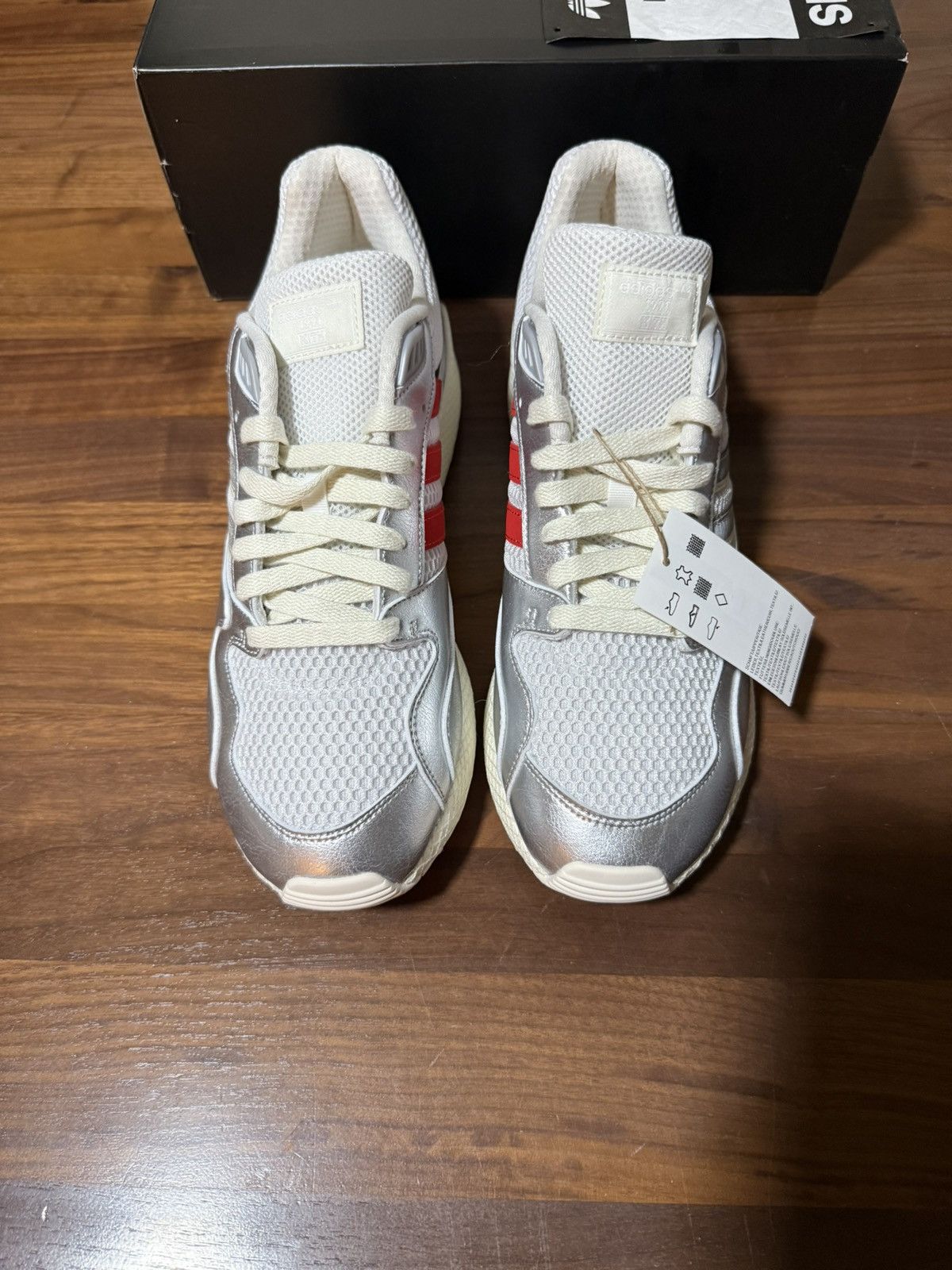Adidas × Kith Kith for adidas Oregon Ultra Tech WHITE RED SILVER METALLIC Size US 11 / EU 44 - 4 Thumbnail