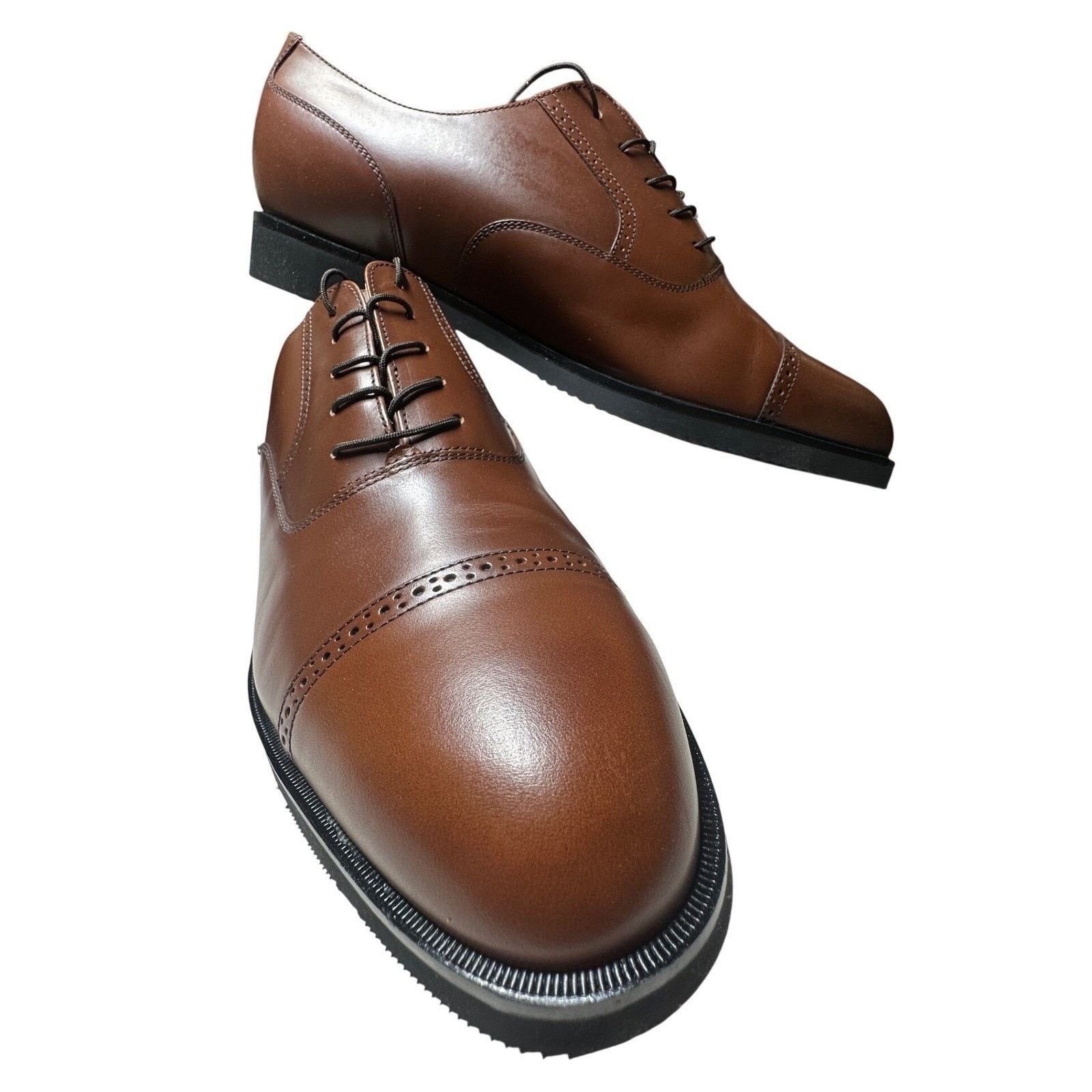 Rockport Rockport Cap Toe Oxford Mens 13 NWT Leather Dress Shoes Size US 13 / EU 46 - 4 Thumbnail