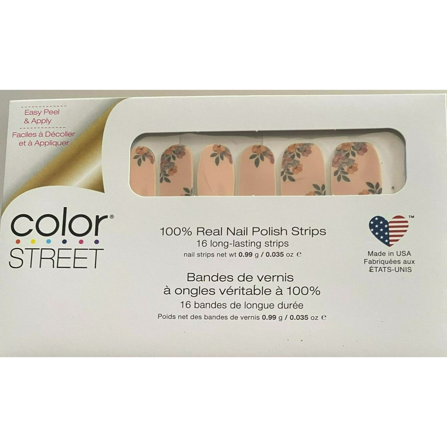 Other Color Street Retired "Floral Obligation" Nail Strips Pink, P Size ONE SIZE - 1 Thumbnail