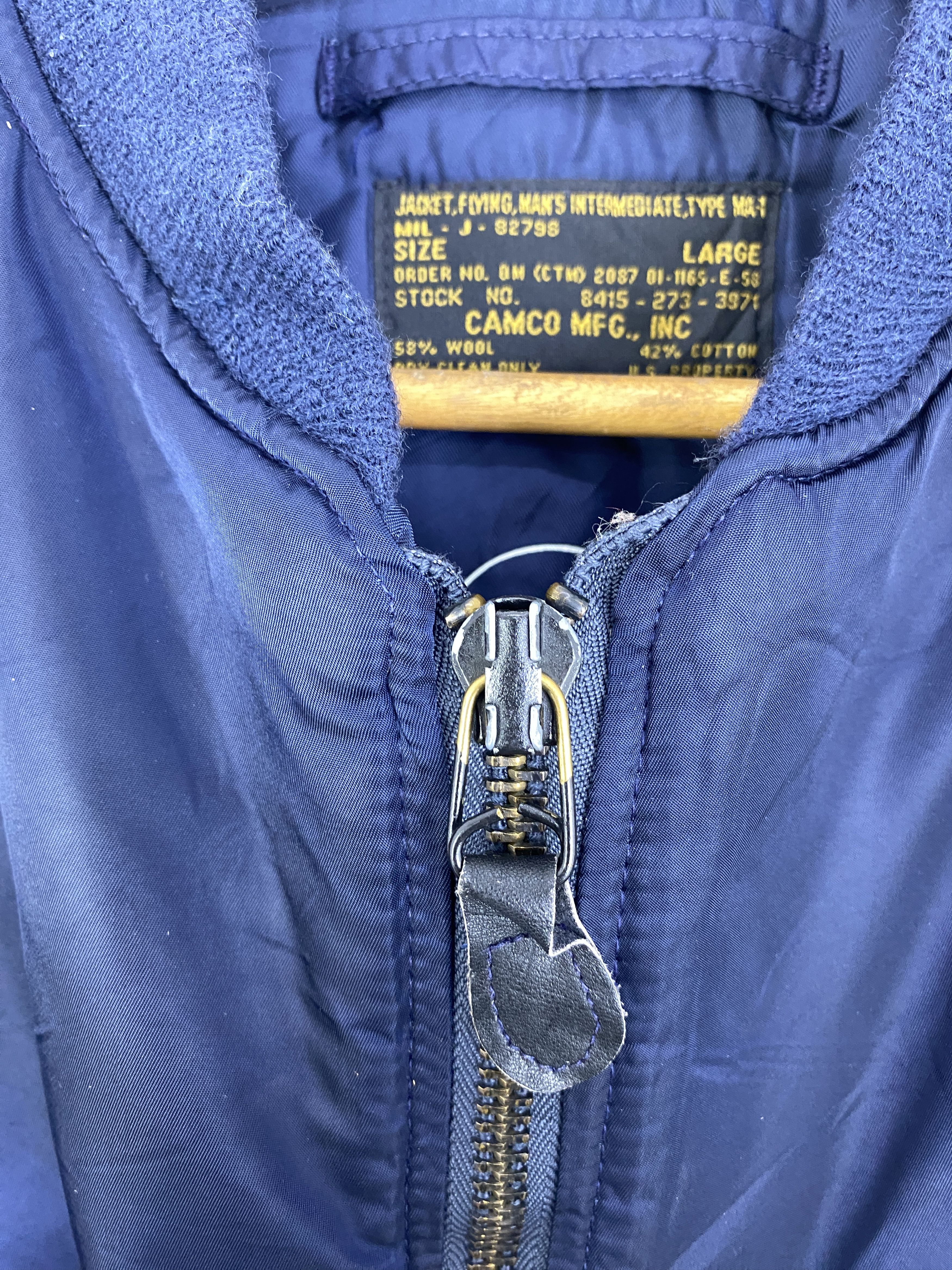 Other USAF MA-1 Flight Bomber Jacket By Camco MFG Inc JA0185 Size US L / EU 52-54 / 3 - 7 Thumbnail