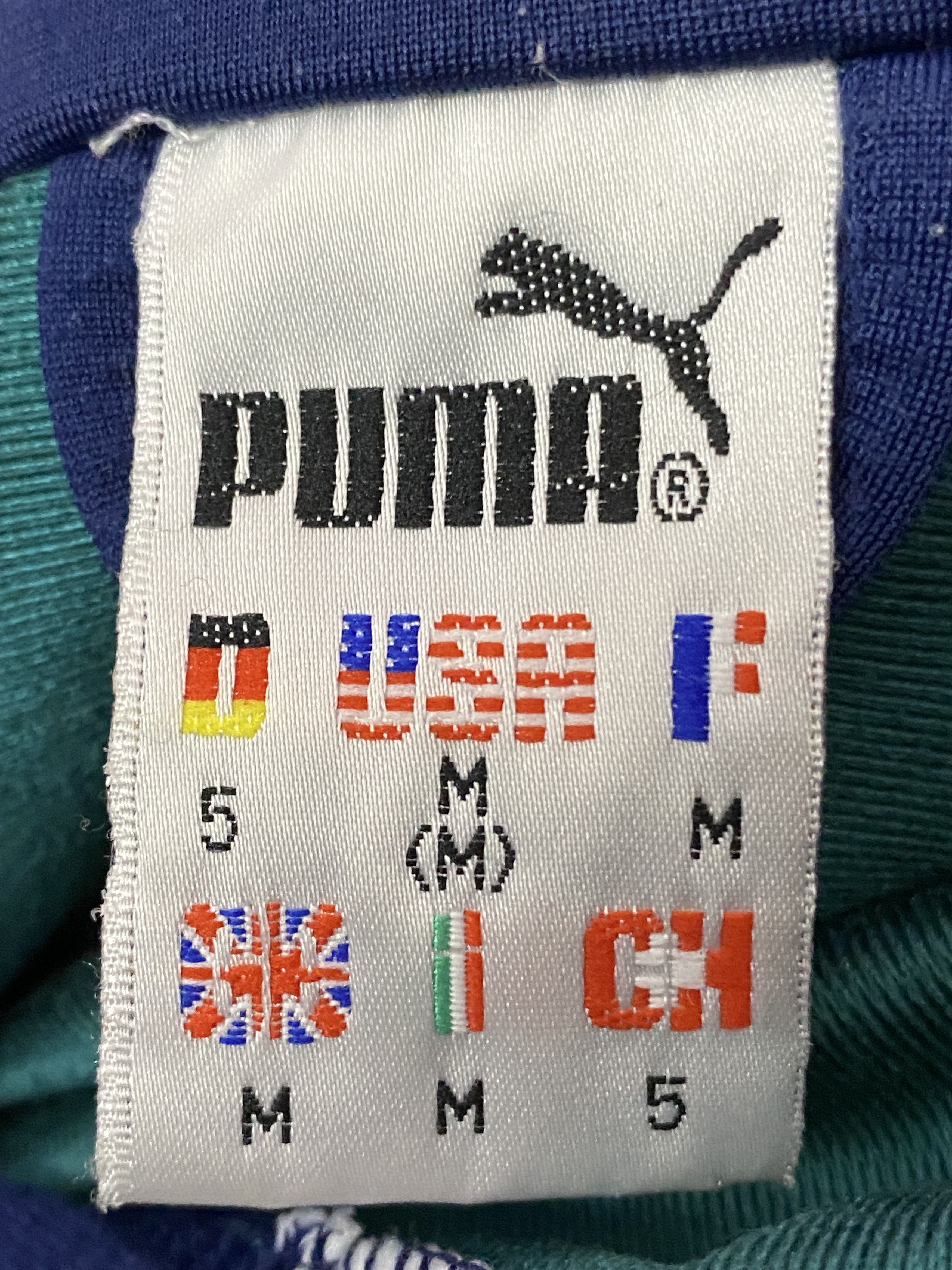Puma × Vintage 80s Puma Vintage Men's Track Jacket - M Windbreaker Top Size US M / EU 48-50 / 2 - 5 Thumbnail