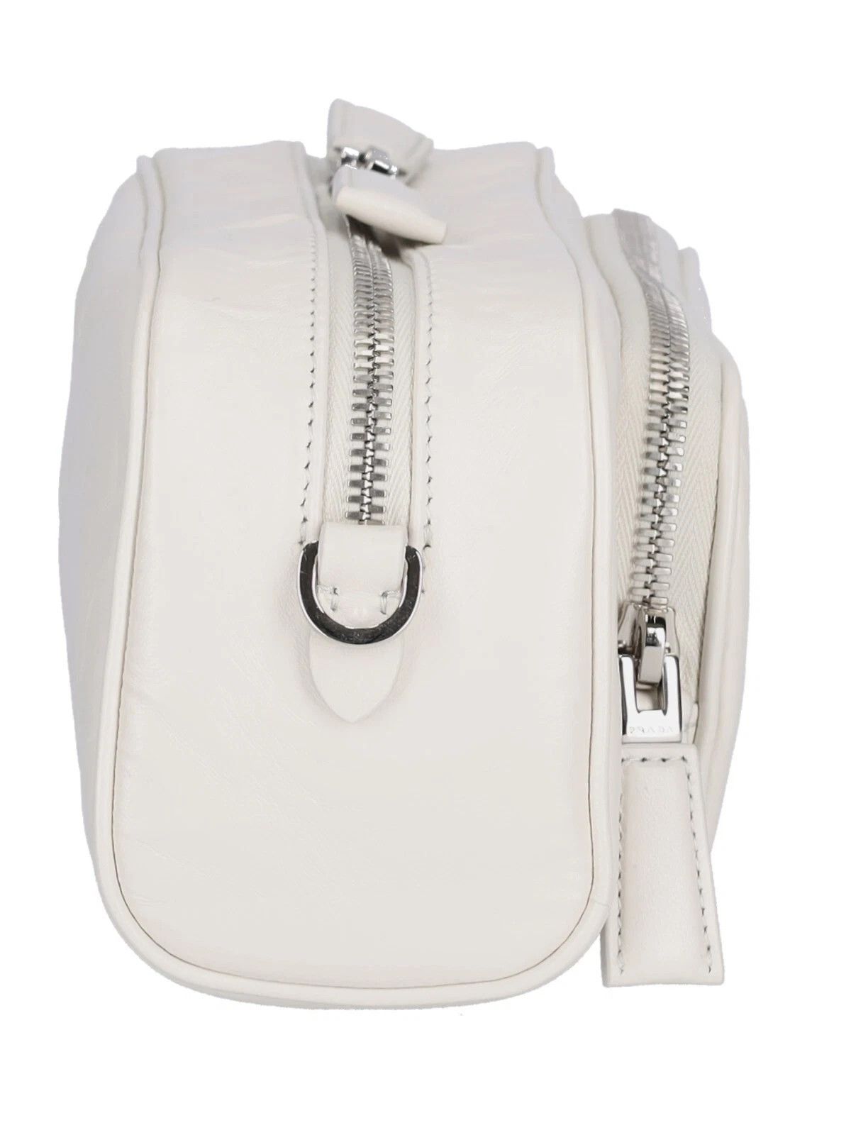Prada PRADA White Multi Pocket Leather Crossbody Bag New/Auth Size ONE SIZE - 5 Thumbnail