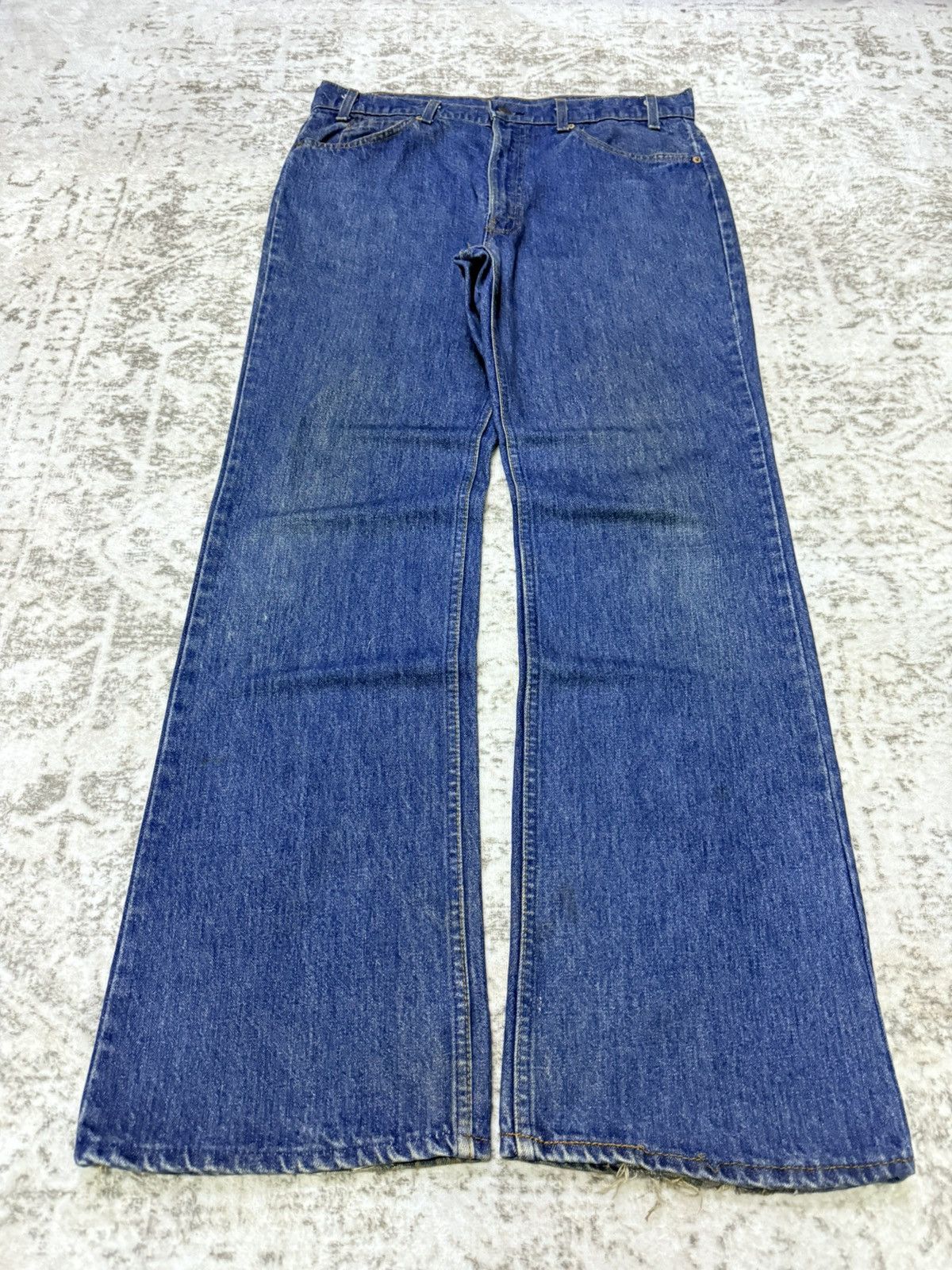Levi's Vintage 80s Levis 517 Orange Tab Fade Wash Bootcut Jeans Size US 34 / EU 50 - 1 Thumbnail