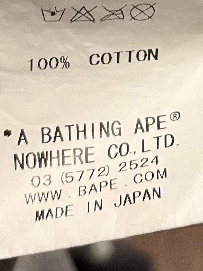 Bape Bape camo tee shirt Size US M / EU 48-50 / 2 - 6 Thumbnail