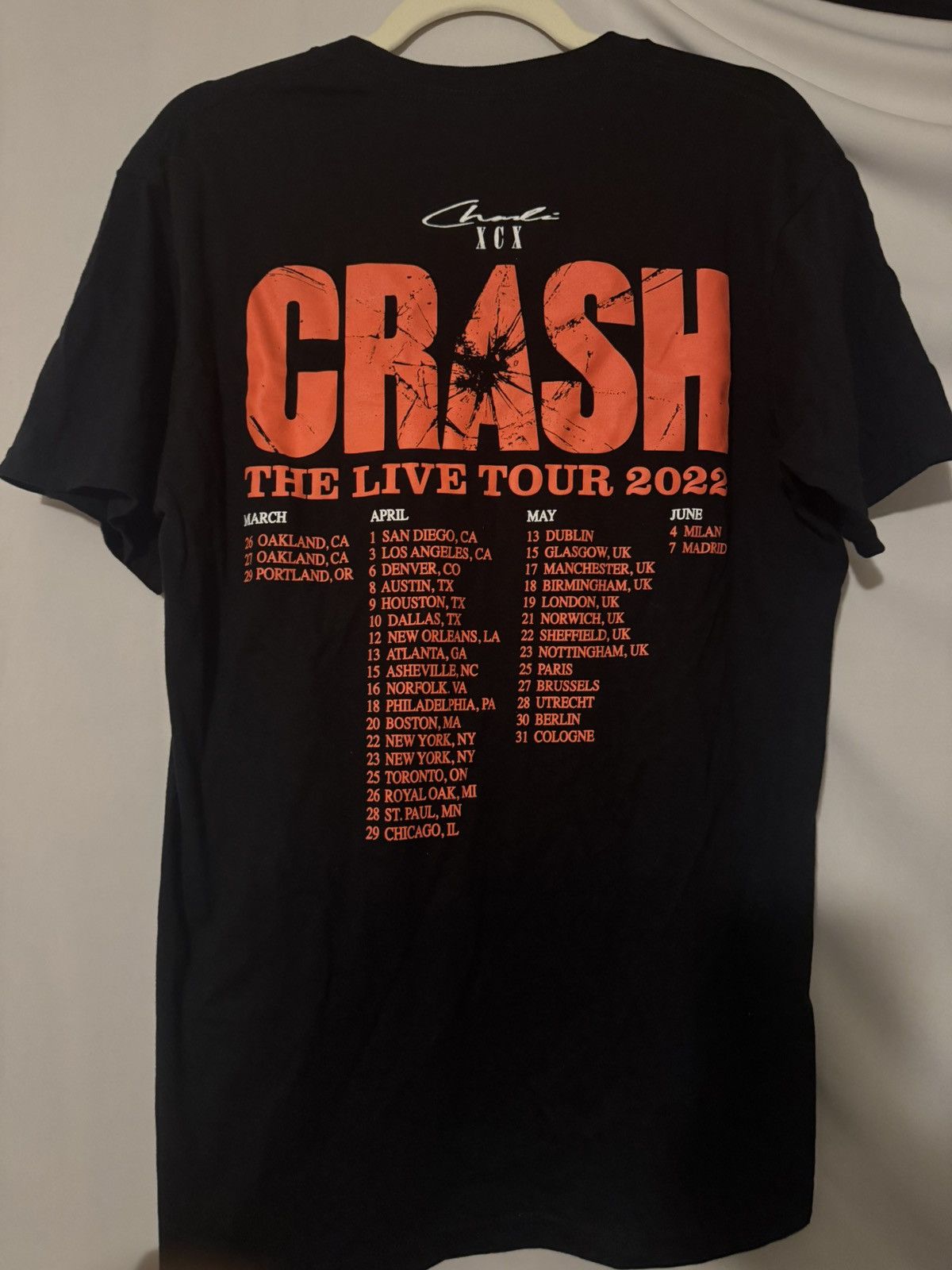 Band Tees × Vintage Charli XCX “Crash” Tour Tee Size US M / EU 48-50 / 2 - 3 Thumbnail