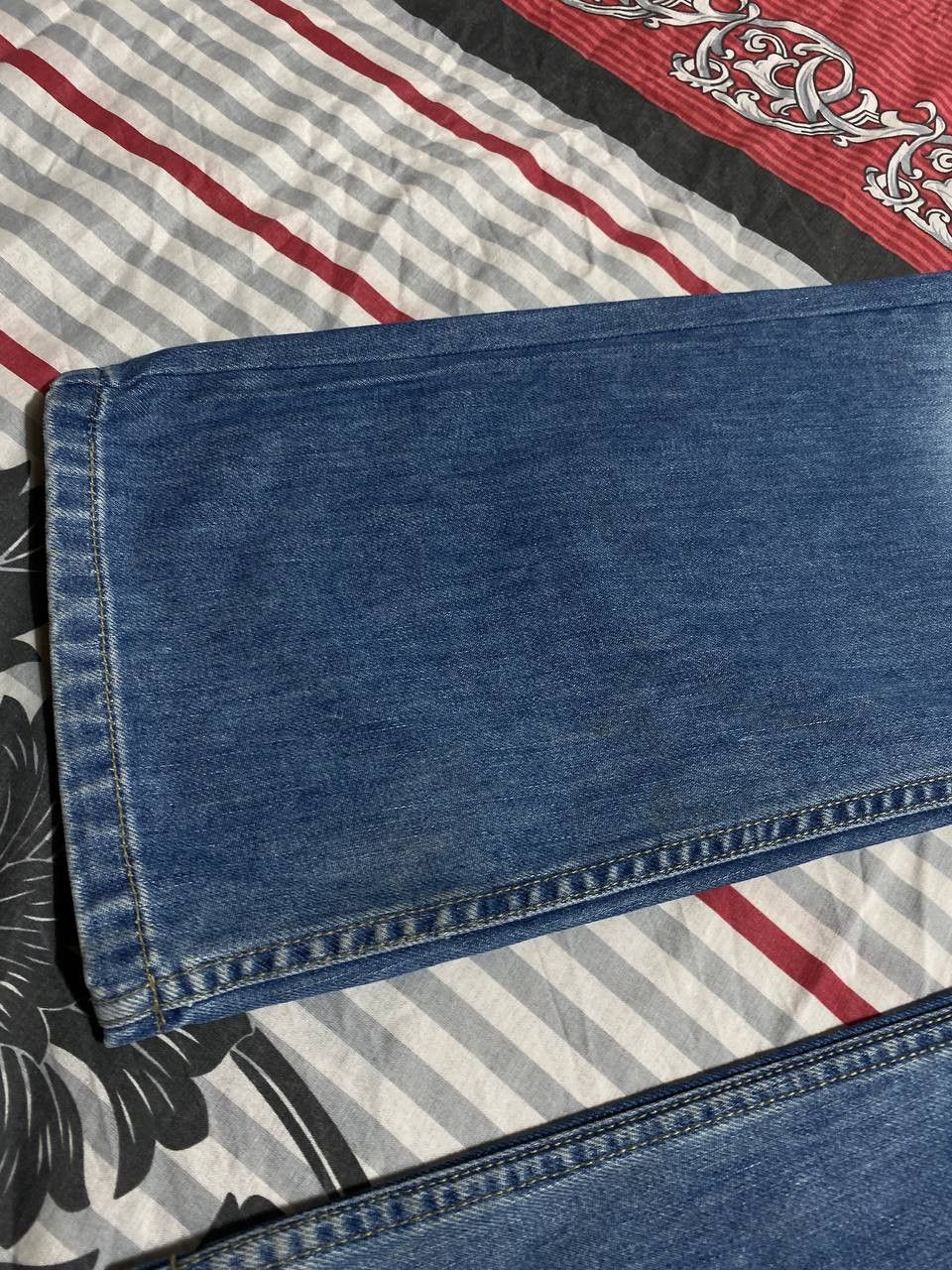 Japanese Brand Crazy Crash Dirty Baggy Faded Jean Japan Avant Garde Style Size US 32 / EU 48 - 3 Thumbnail