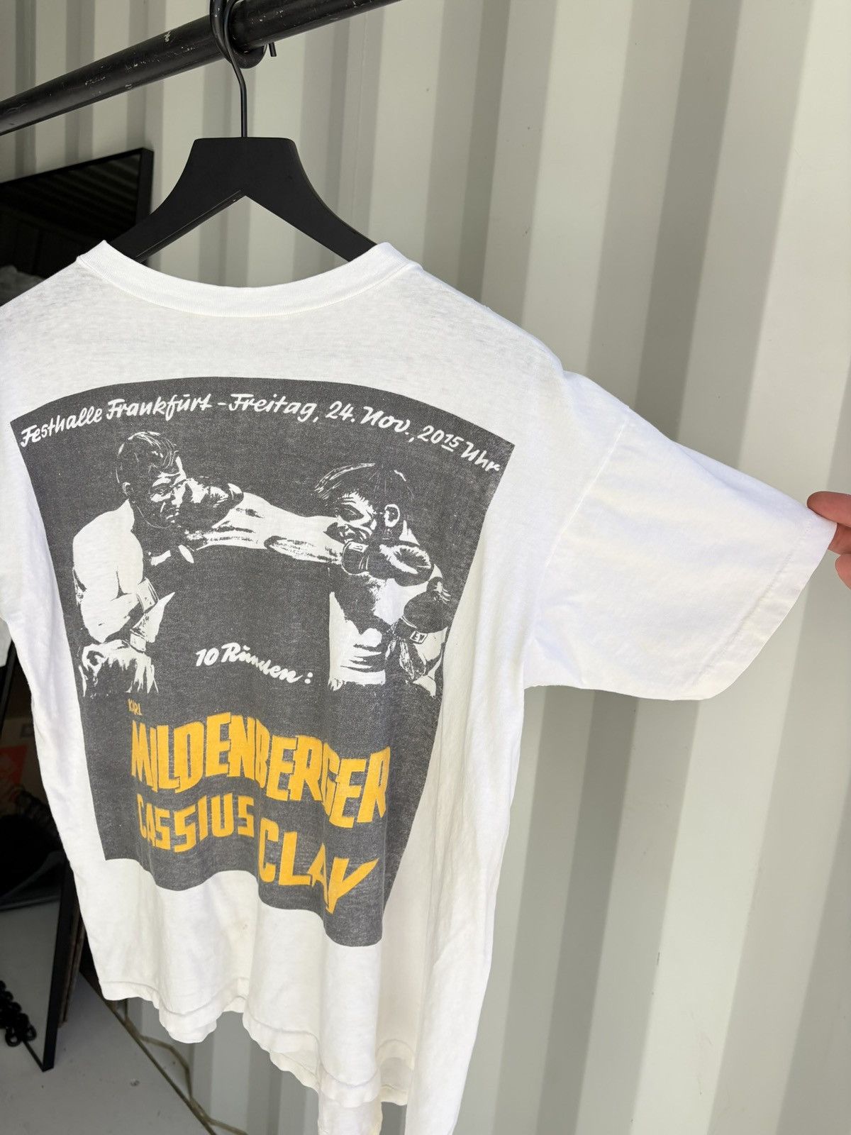 Vintage Vintage Boxing Shirt Faded Distressed Grunge Band Thrashed Size US L / EU 52-54 / 3 - 2 Thumbnail