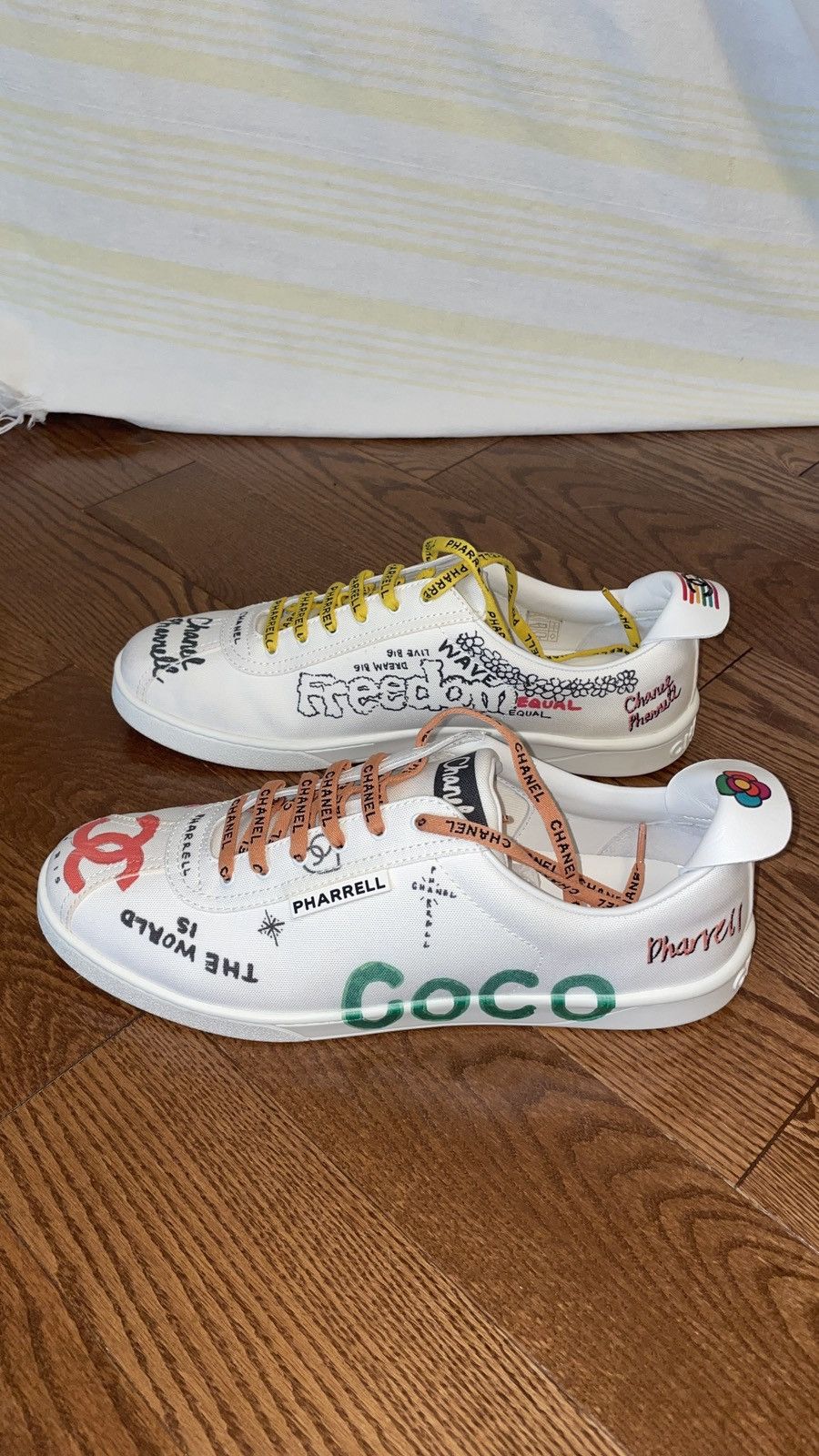 Chanel Pharrell CHANEL X PHARRELL SNEAKER 46 Grailed