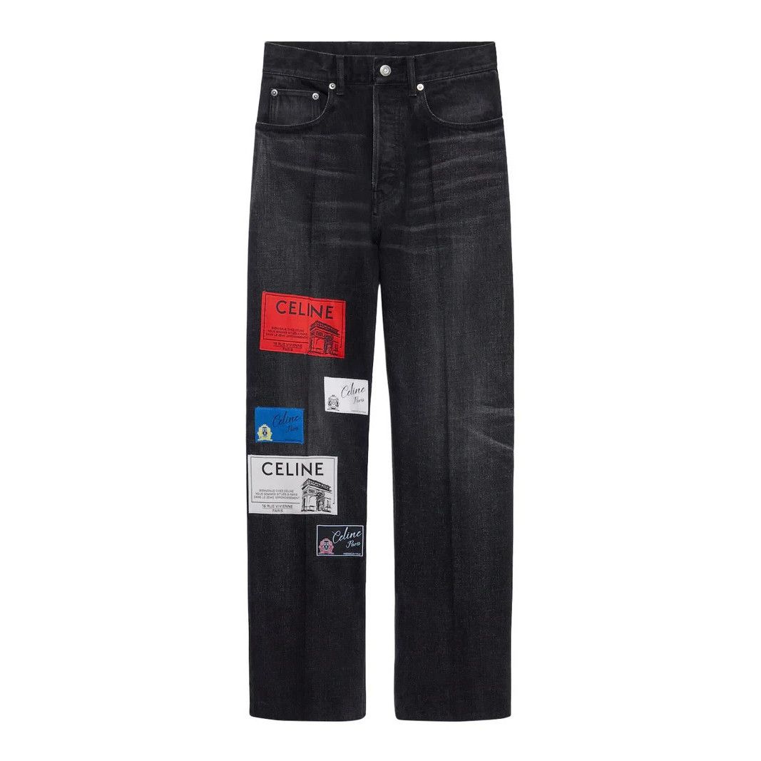 Celine × Hedi Slimane Celine SS21 NEW MOONLIGHT WASH DENIM JEANS